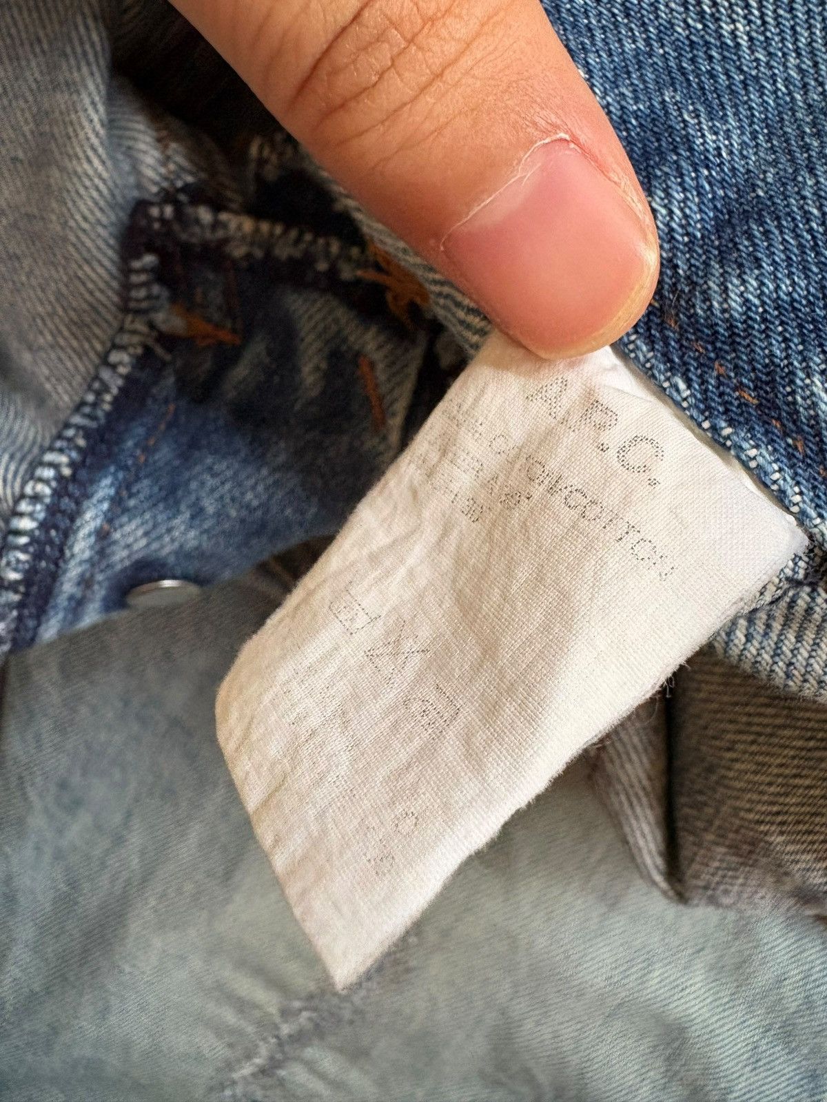 A.P.C. Vintage A.P.C. Button Fly Mud Wash Baker Pants Jeans Size US 28 / EU 44 - 11 Thumbnail
