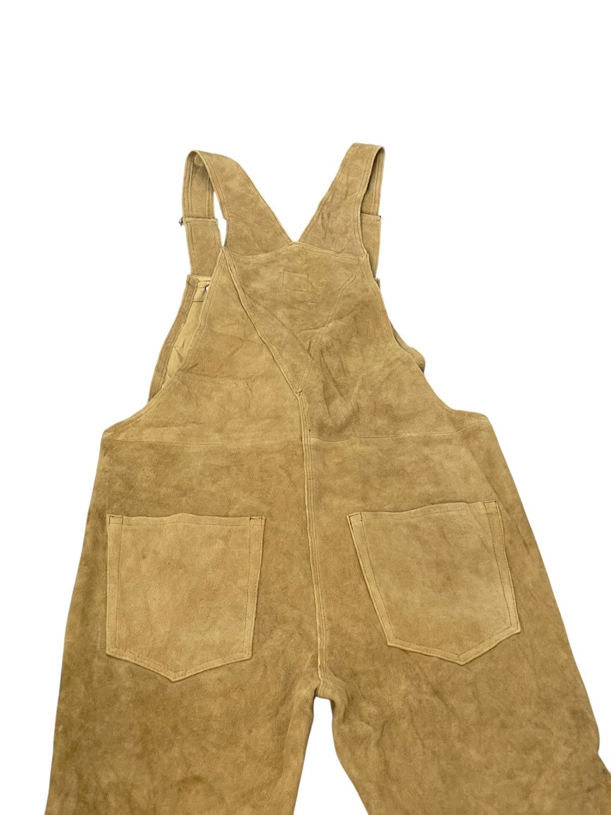 United Arrows NWT Full Goatskin Suede B&Y United Arrows Overalls Slim 2🟦4 Size US 33 - 6 Thumbnail