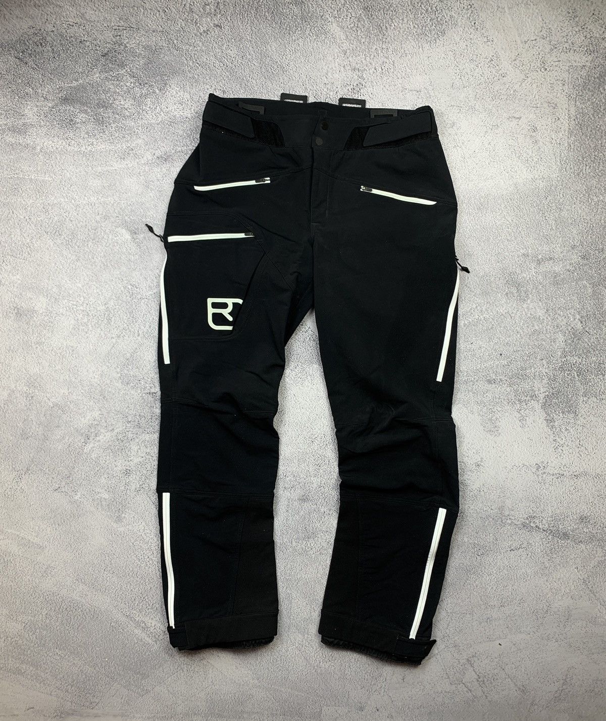 ORTOVOX Ortovox Womens Ski Pants Black L Shell Waterproof Light Size 32" / US 10 / IT 46 - 3 Thumbnail