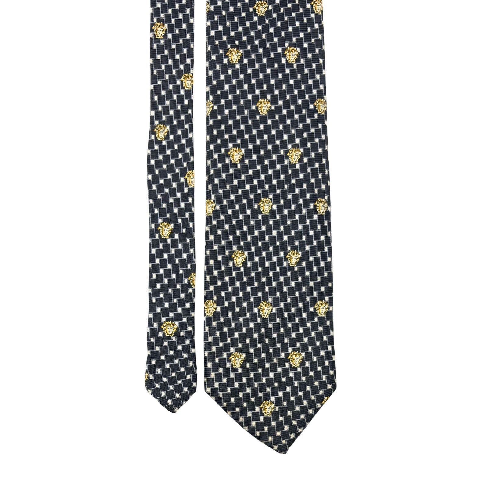 Versace Versace Vintage Medusa Tie Size ONE SIZE - 1 Thumbnail