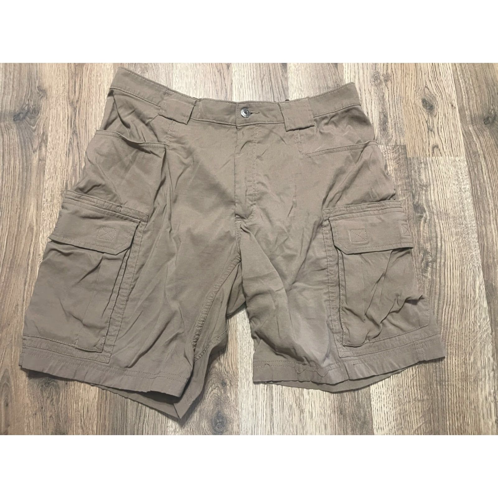 Vintage Duluth Trading Co. Shorts, Men's Size Large, Cargo, Beige, Regular Fit, 10in Inseam, Khaki, Casual, Mens Size US 33 - 2 Thumbnail
