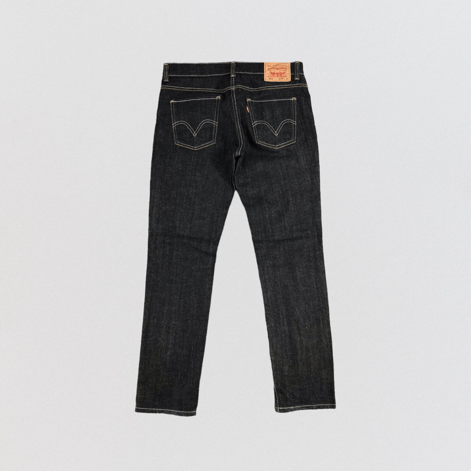 Levi's × Vintage Vintage Levis 511 Slim Jeans-JM1244 Size US 34 / EU 50 - 2 Thumbnail