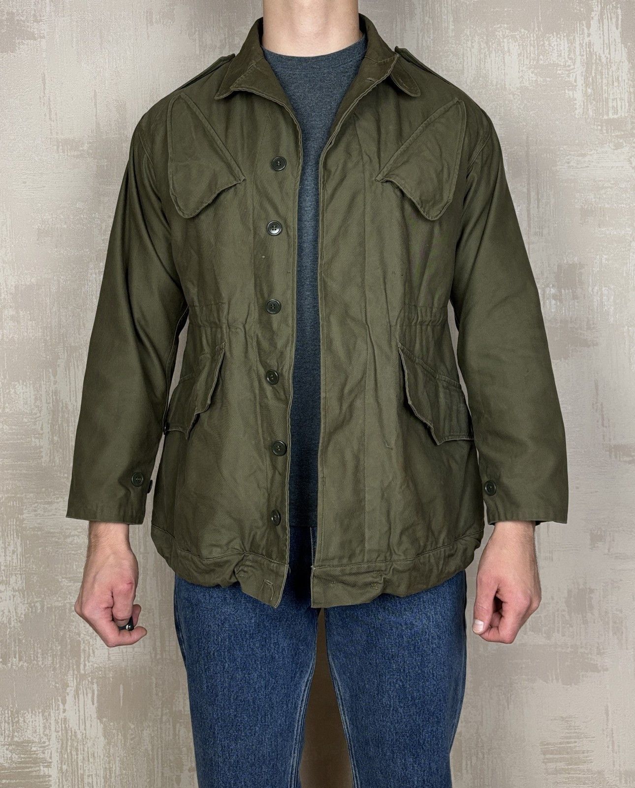 Vintage Vintage Dutch Army Field Jacket 1977 Military Utility Jacket Size US M / EU 48-50 / 2 - 3 Thumbnail
