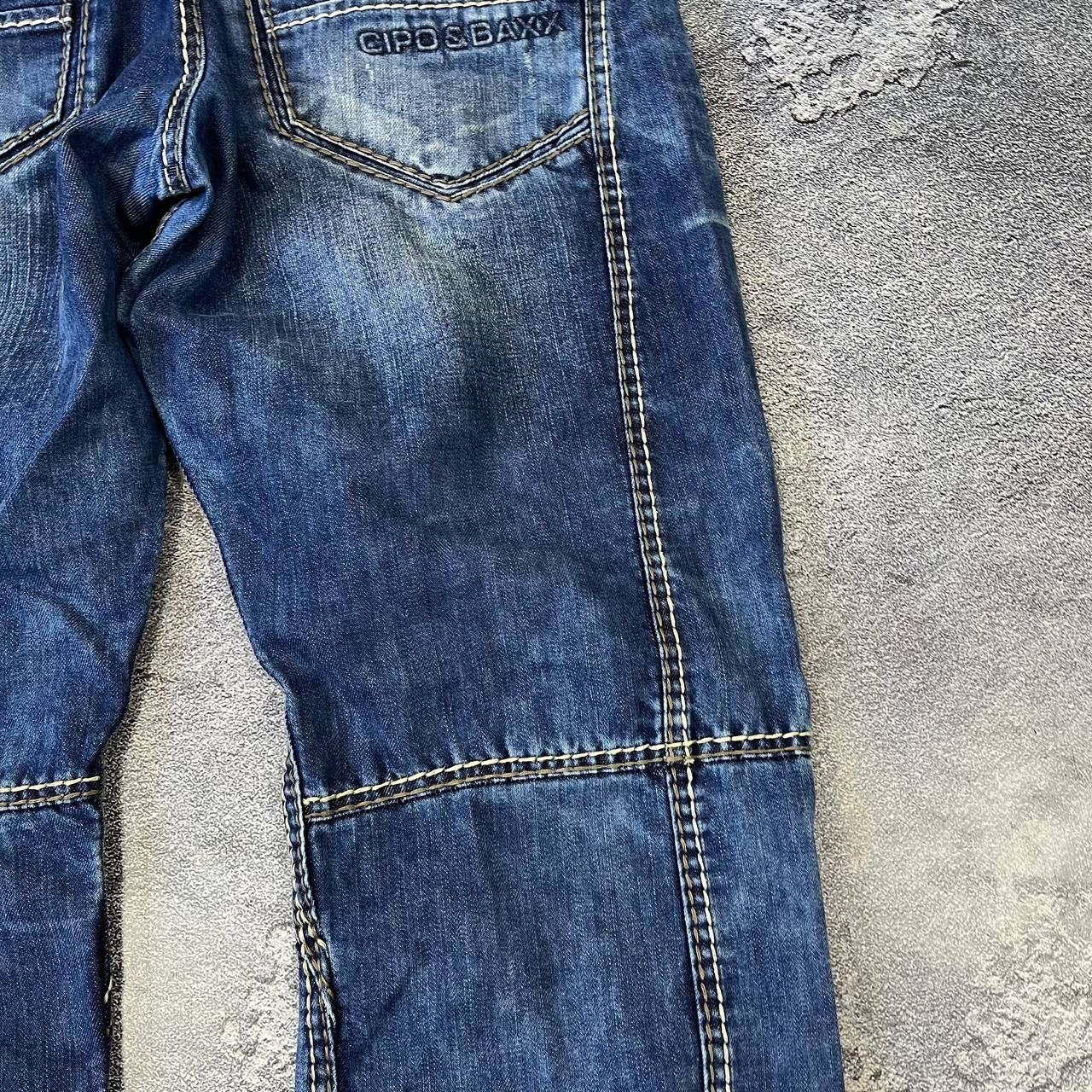 Vintage CIPO BAXX Vintage Mens Rapper Distressed Light Blue Y2K Size US 34 / EU 50 - 6 Thumbnail