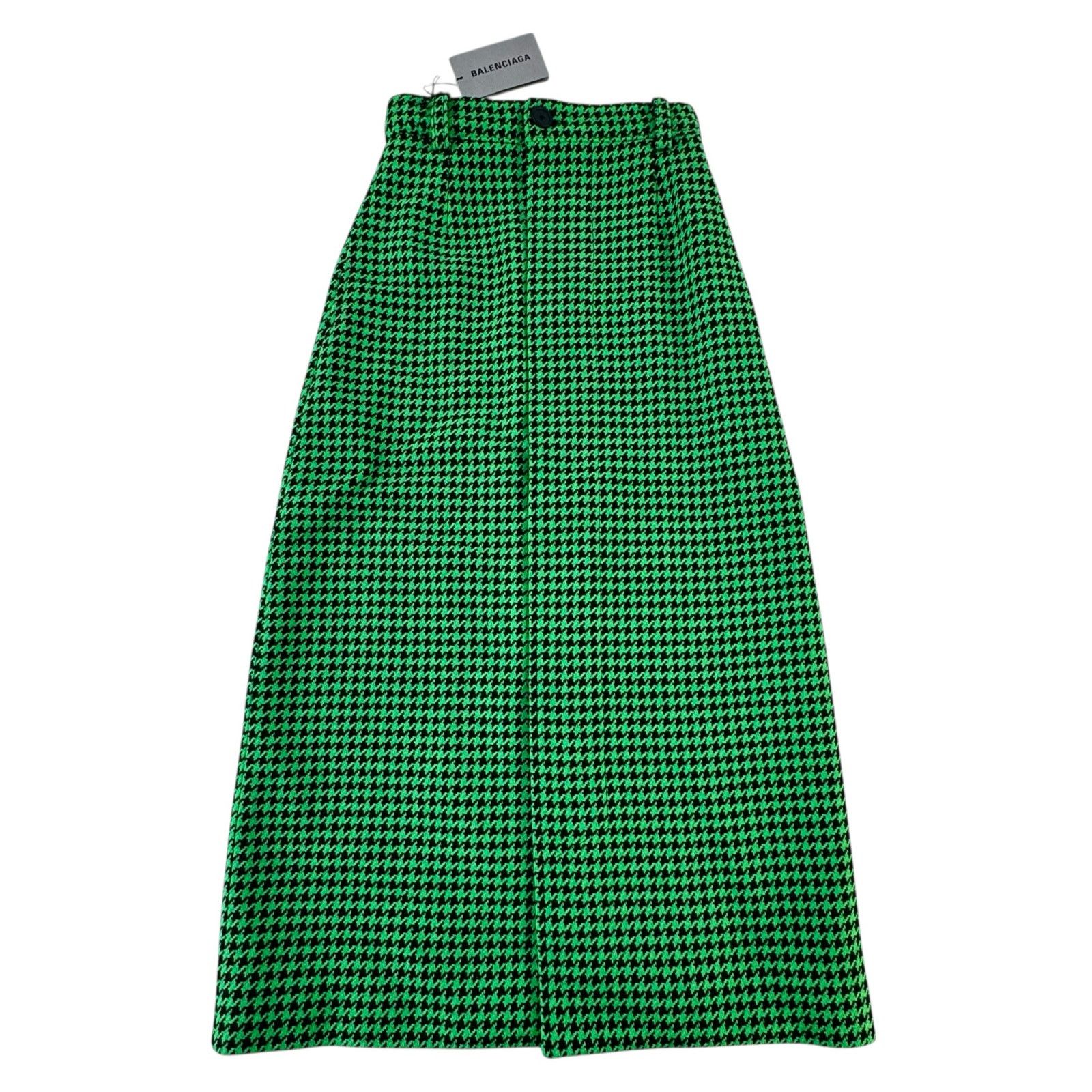 Balenciaga Balenciaga Houndstooth Wool Skirt Size 24" / US 00 / IT 34 - 1 Thumbnail