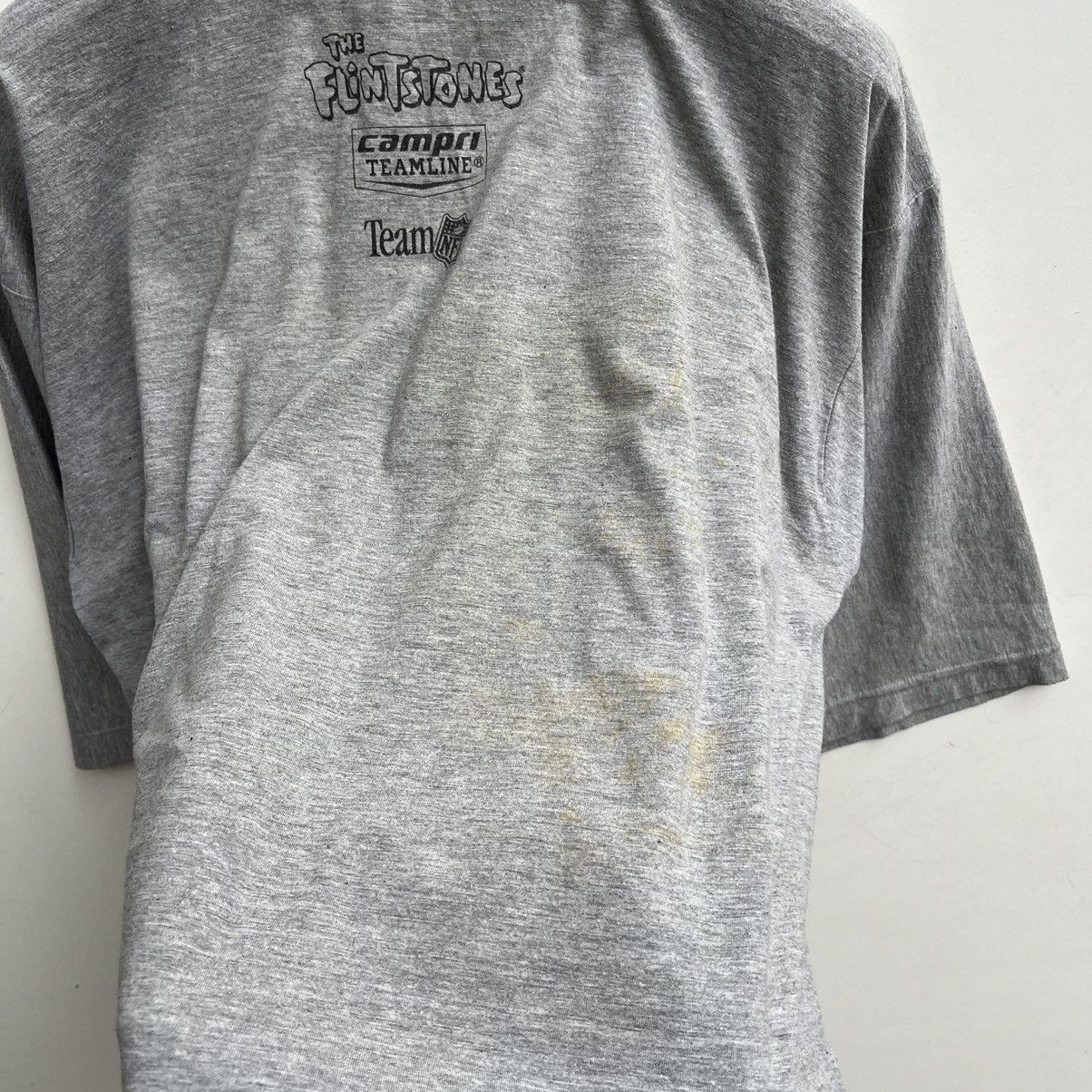 NFL × Vintage 1994 RAIDERS FLINTSTONES RARE ARCHIVE BOXY FIT TEE Size US XL / EU 56 / 4 - 11 Thumbnail