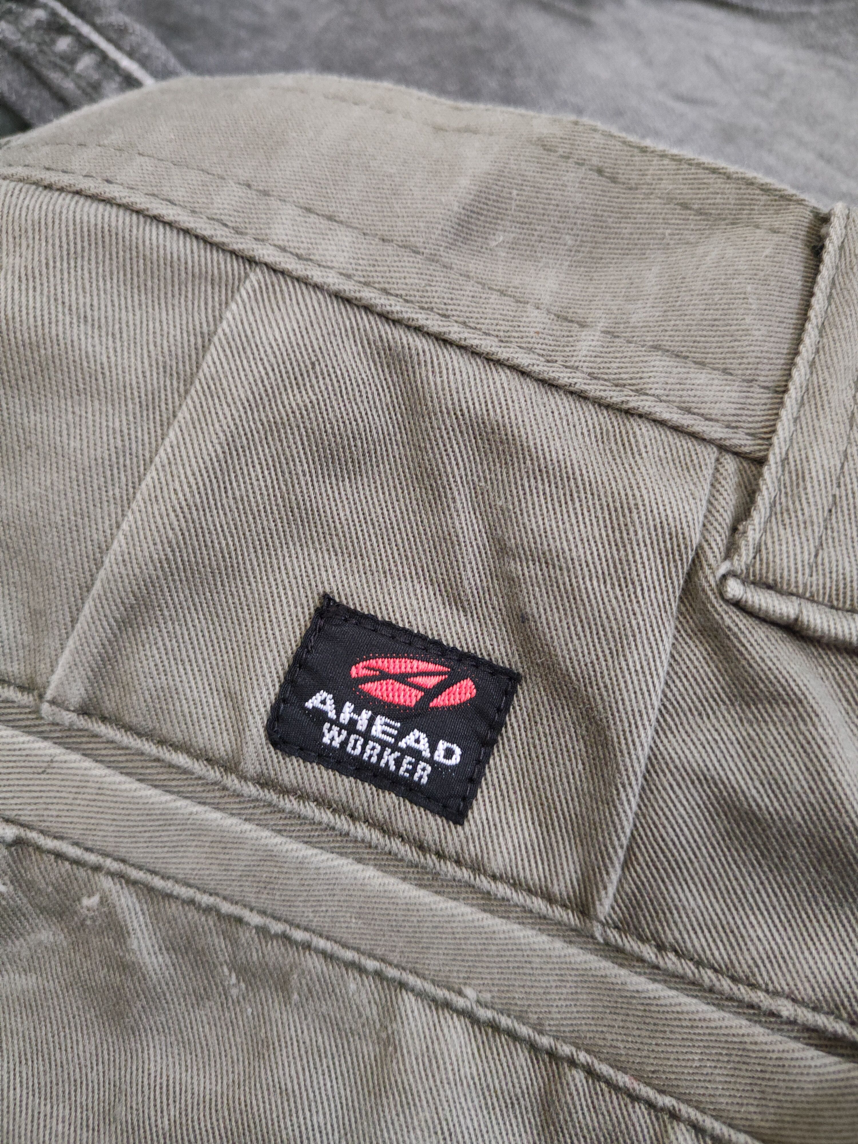 Japanese Brand Ahead Worker Olive Multipocket Tactical Cargo Pants #S1275 Size US 29 - 15 Thumbnail