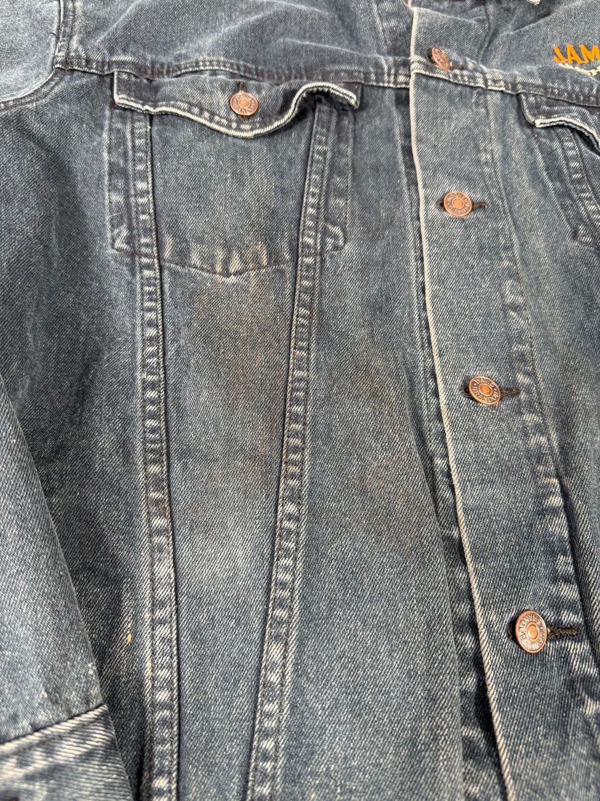 Vintage Vintage Jameson Whisky Back Embroidery Denim Jacket Size US L / EU 52-54 / 3 - 9 Thumbnail