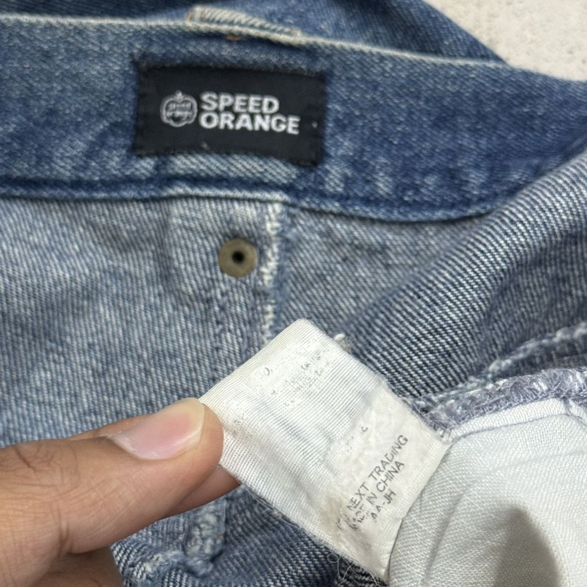 Japanese Brand Speed Orange Extra Rise Denim Pants Size US 34 / EU 50 - 15 Thumbnail