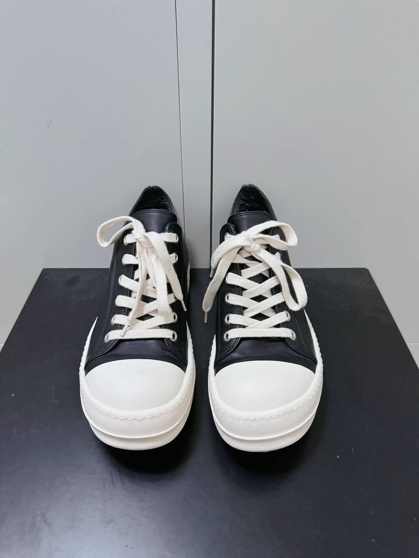 Rick Owens Rick Owens leather Converse high-top Size US 6.5 / IT 36.5 - 2 Thumbnail