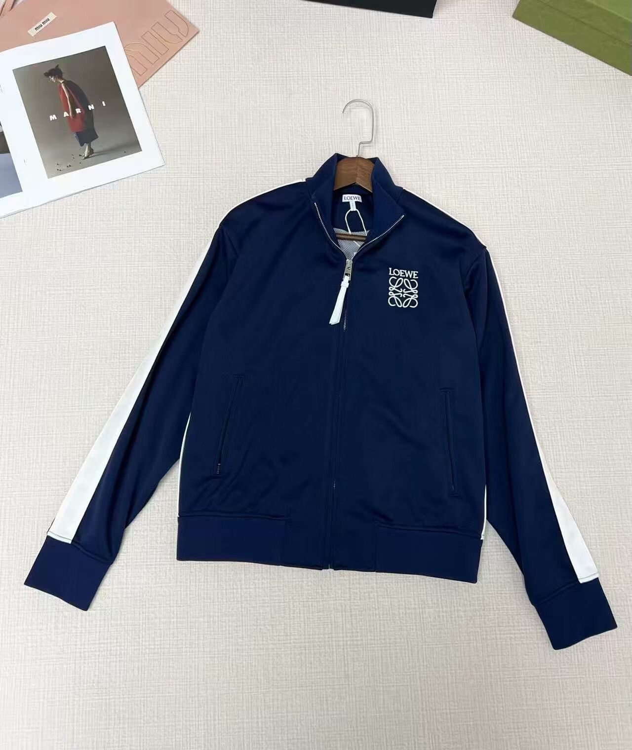 Loewe Loewe Embroidered Logo Colorblock Jacket Size US XS / EU 42 / 0 - 1 Thumbnail