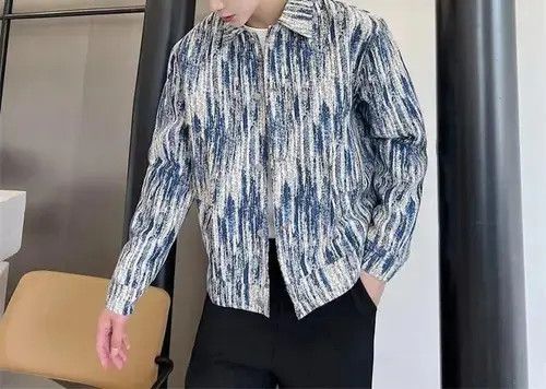 Other Katagiri x Hada Raw Striped Button Denim Jacket Size US M / EU 48-50 / 2 - 7 Thumbnail