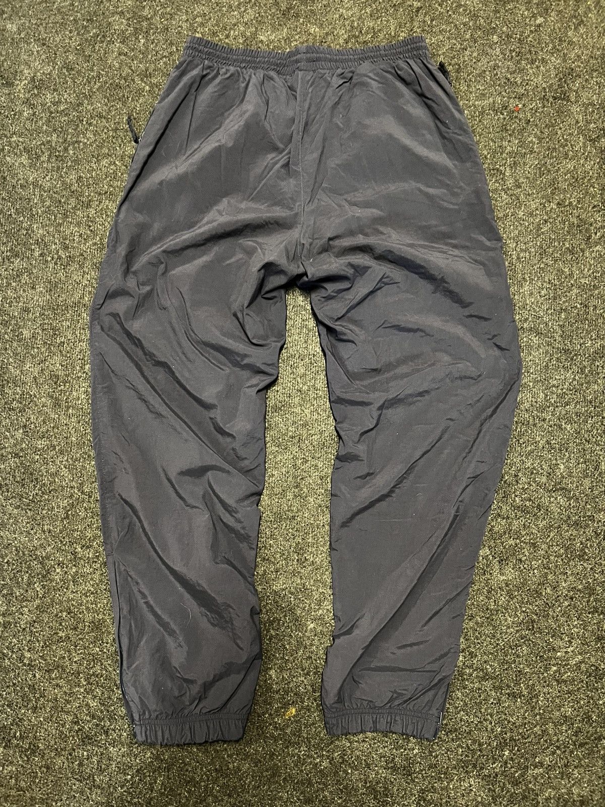 Nike × Vintage Nike vintage drill small swoosh track pants y2k drip Size US 34 / EU 50 - 2 Thumbnail