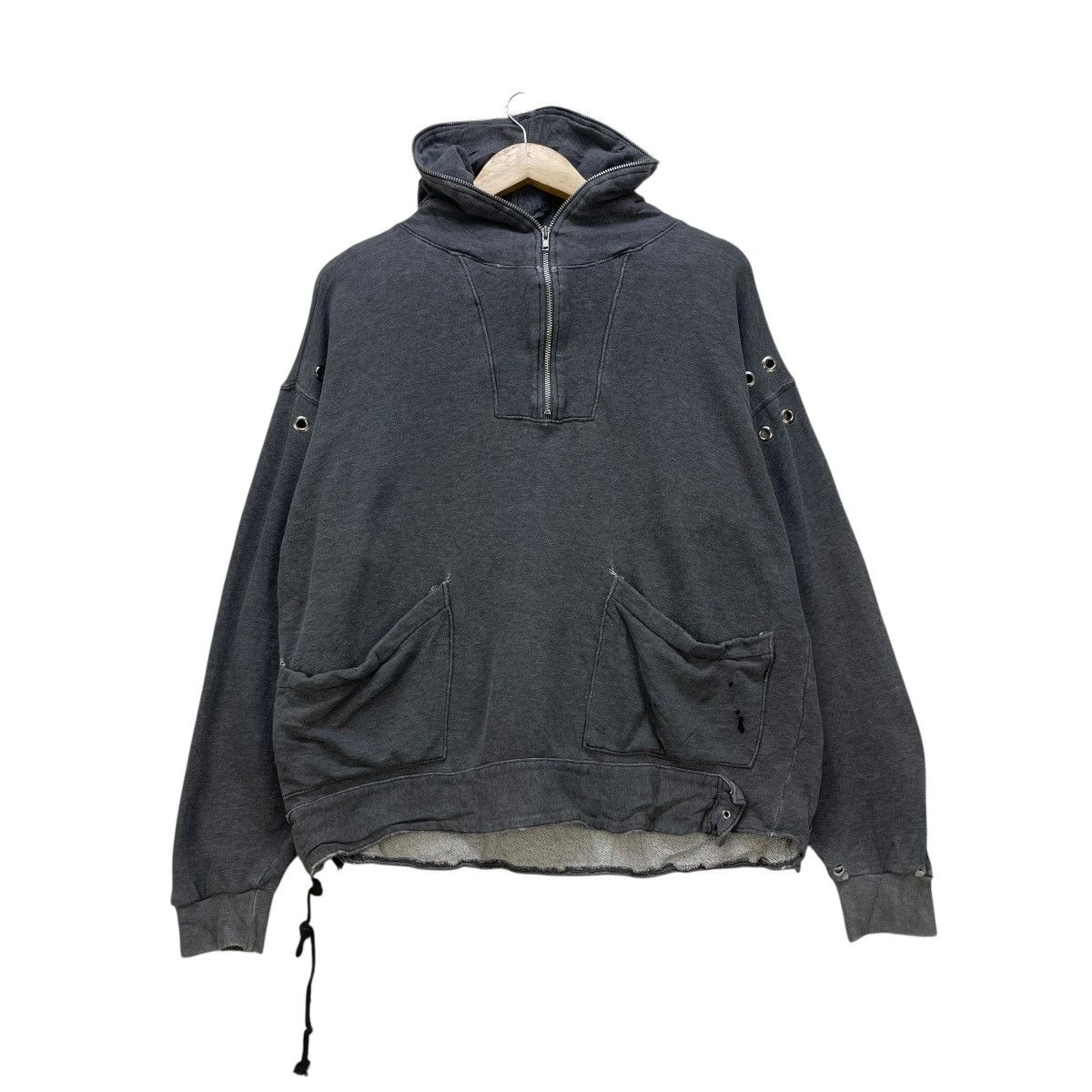 Hysteric Glamour 💥Vintage Distressed Dual Locket Pullover Hoodie Jacket Size US M / EU 48-50 / 2 - 1 Thumbnail