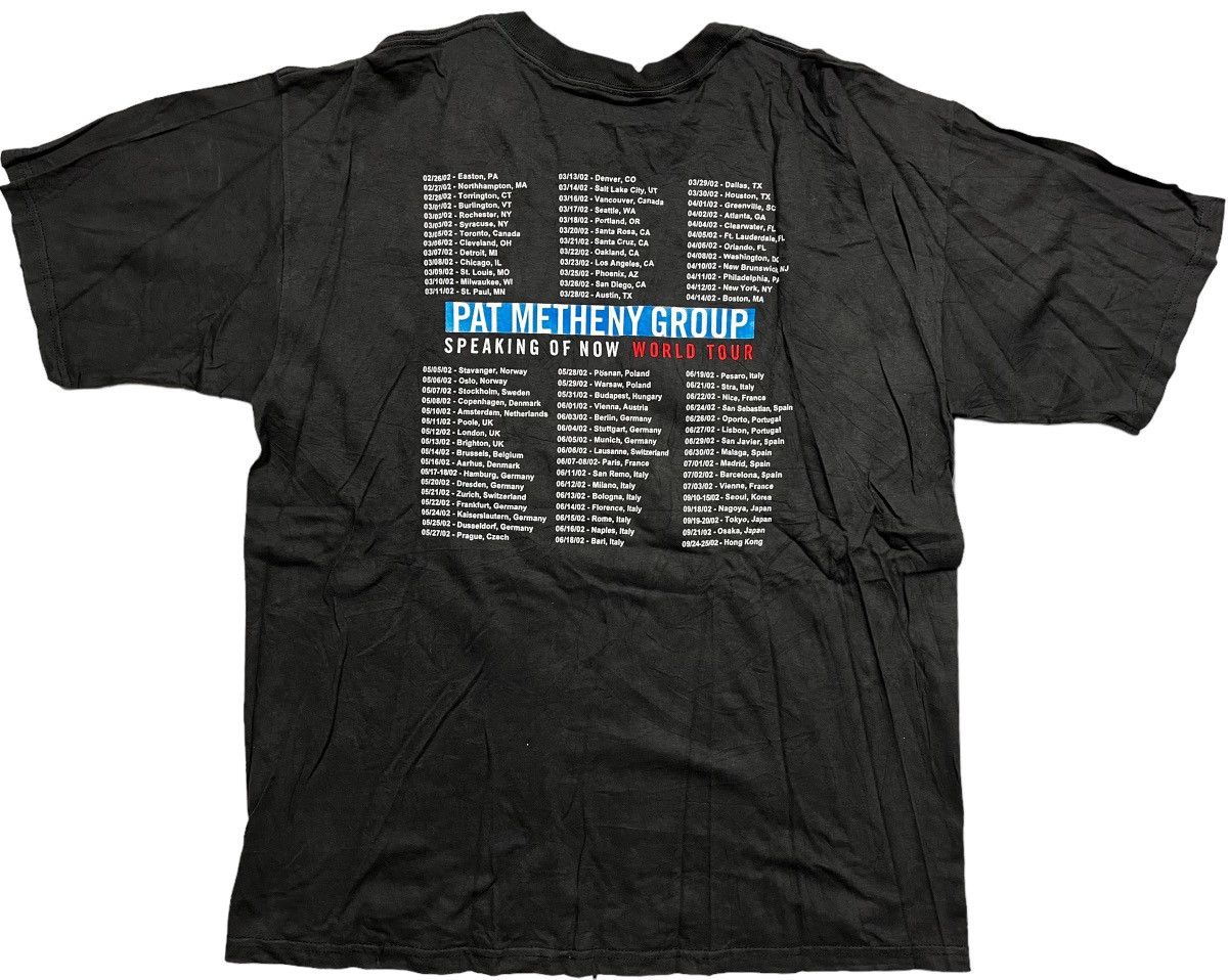Band Tees × Jazz Cartier × Vintage Vintage 2002 Pat Metheny Group - Speaking Of Now World Tour Size US XL / EU 56 / 4 - 3 Thumbnail
