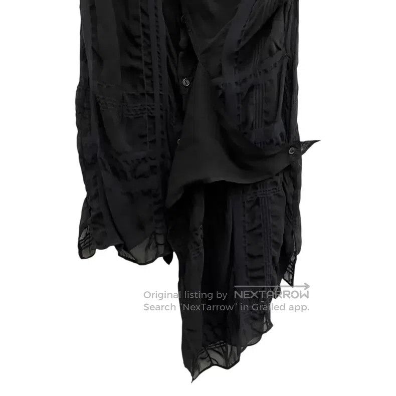 Yohji Yamamoto Yohji Yamamoto size 1 23 SS sleeveless transformation shirt Size S / US 4 / IT 40 - 6 Thumbnail