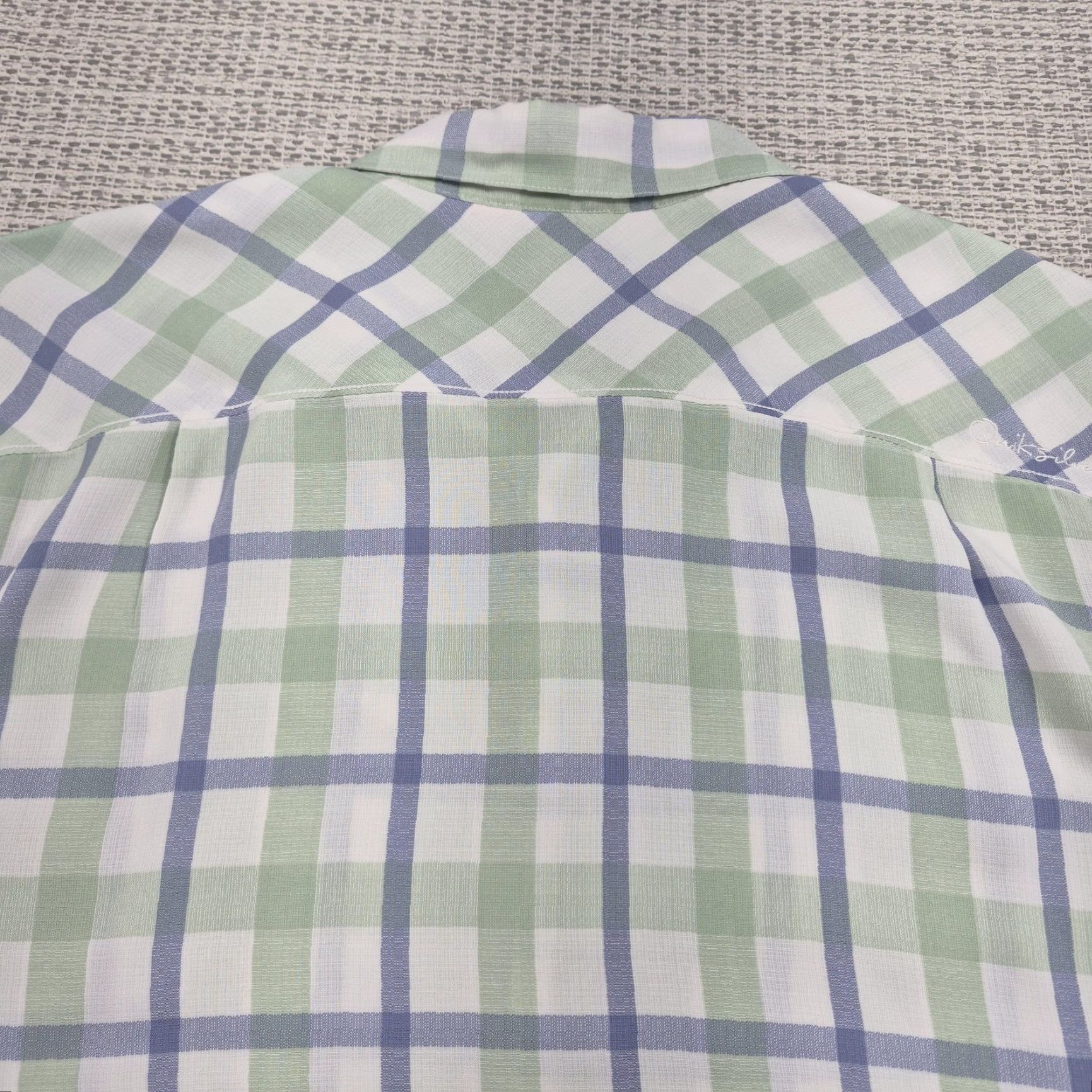 Quiksilver Quiksilver Waterman Shirt Mens Large Green Plaid Short Sleeve Button Up Casual Size US L / EU 52-54 / 3 - 7 Thumbnail