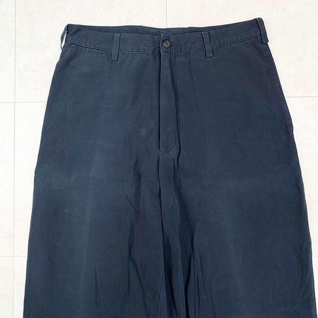 Yohji Yamamoto Yohji Yamamoto Y's for men's 90s Gabardine Slacks Navy M Size US 30 / EU 46 - 2 Thumbnail