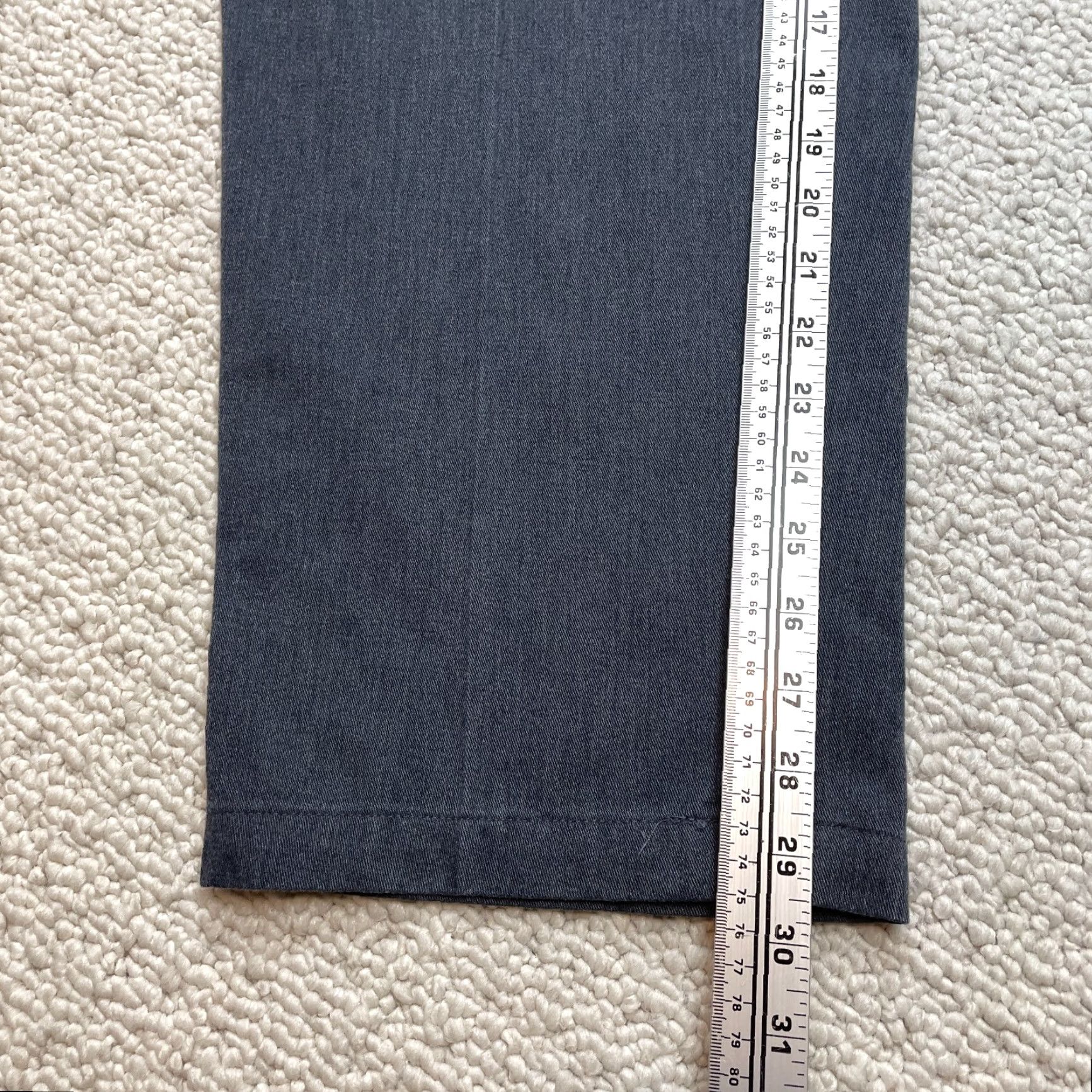 Croft & Barrow Croft & Barrow Chino Pants Mens 40x30 Gray Straight Dress Slacks Cotton Adult Size US 40 / EU 56 - 3 Thumbnail
