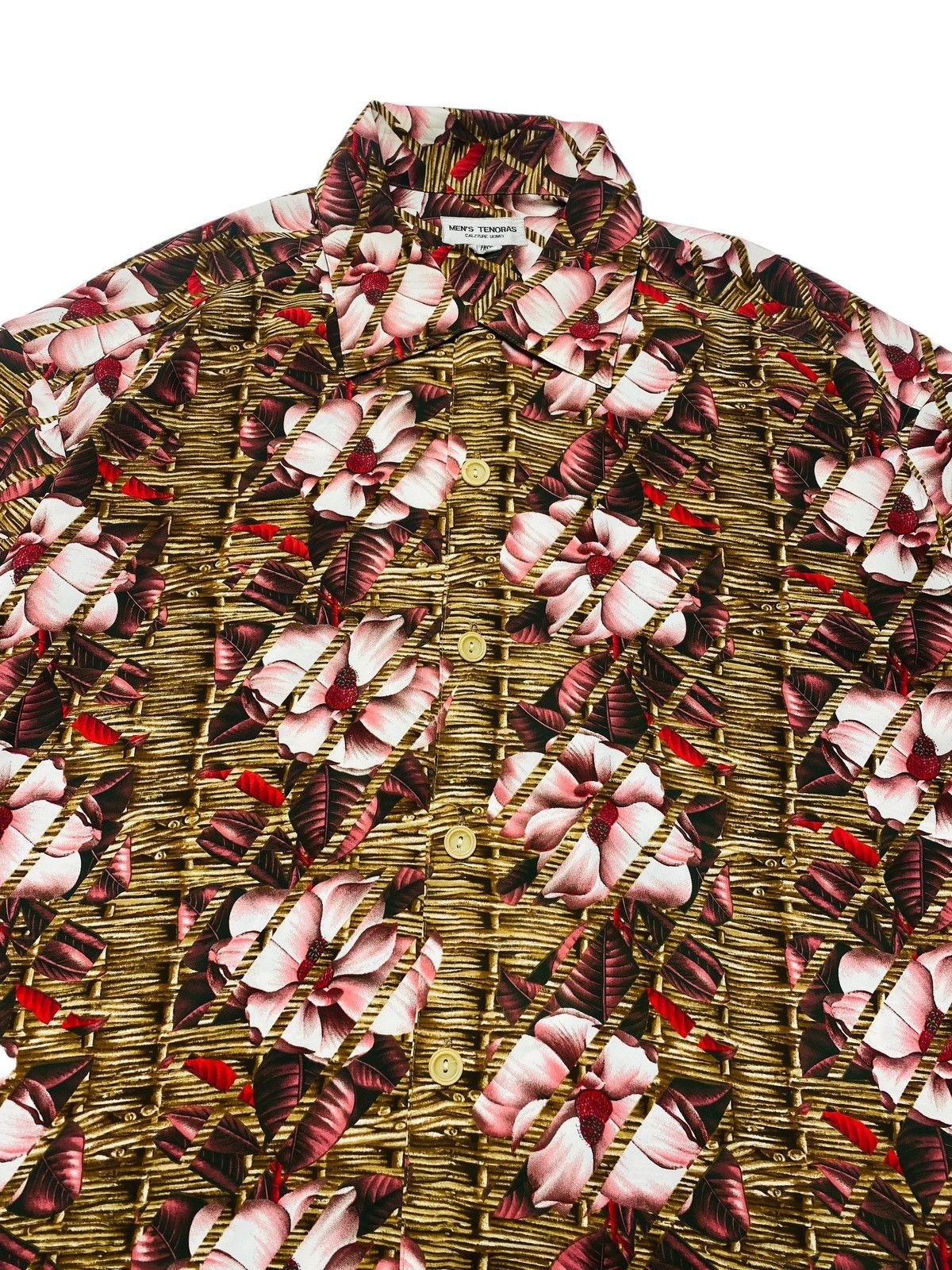 Tornado Mart 1990s Mens Tenoras - Lilly Flowy Shirt Size US L / EU 52-54 / 3 - 4 Thumbnail