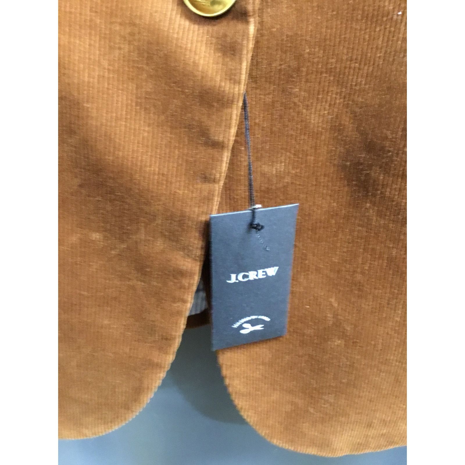 J.Crew J.Crew Campbell Blazer Women's 12 Brown Corduroy Stretch Size XL / US 12-14 / IT 48-50 - 4 Thumbnail