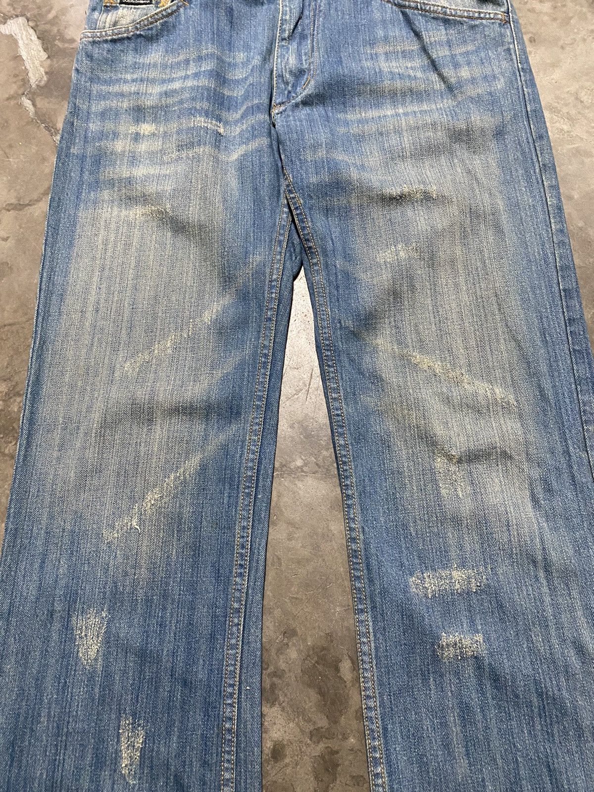 Dolce & Gabbana × Hysteric Glamour × If Six Was Nine Dolce & Gabbana Made in Italy Trash Distressed Denim @act233 Size US 33 - 11 Thumbnail