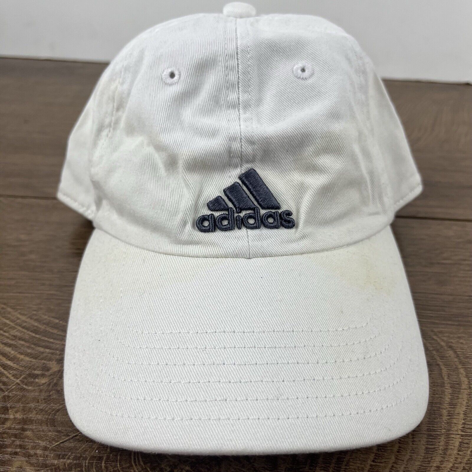 Adidas Adidas Athletic Hat Adidas Cap Baseball White Hat Adjustable Size ONE SIZE - 6 Thumbnail