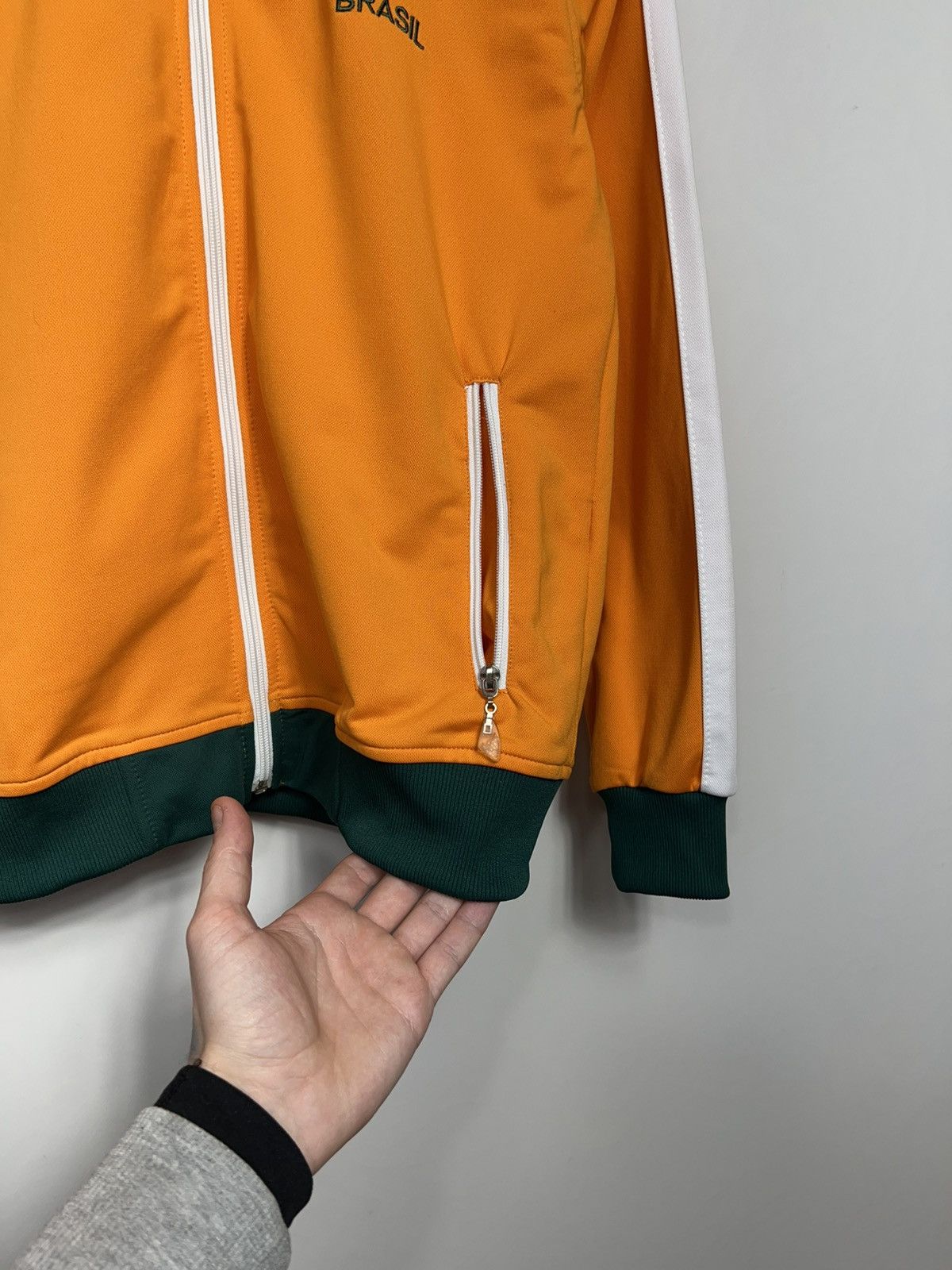 Vintage Rare Vintage Nike Brazil Soccer Track Top Jacket Size US M / EU 48-50 / 2 - 5 Thumbnail