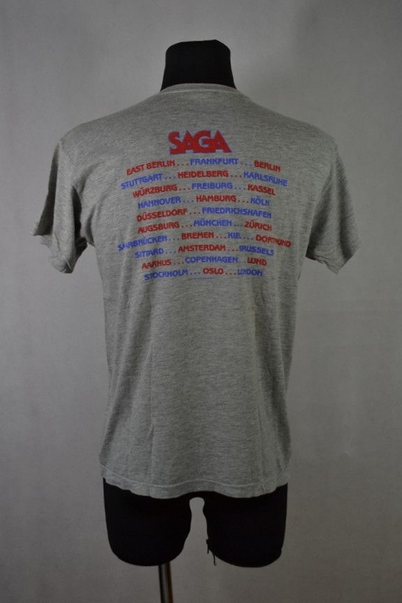 Band Tees × Vintage Vintage Saga Heads or Tales 1983/84 World Tour tee L Size US L / EU 52-54 / 3 - 2 Thumbnail
