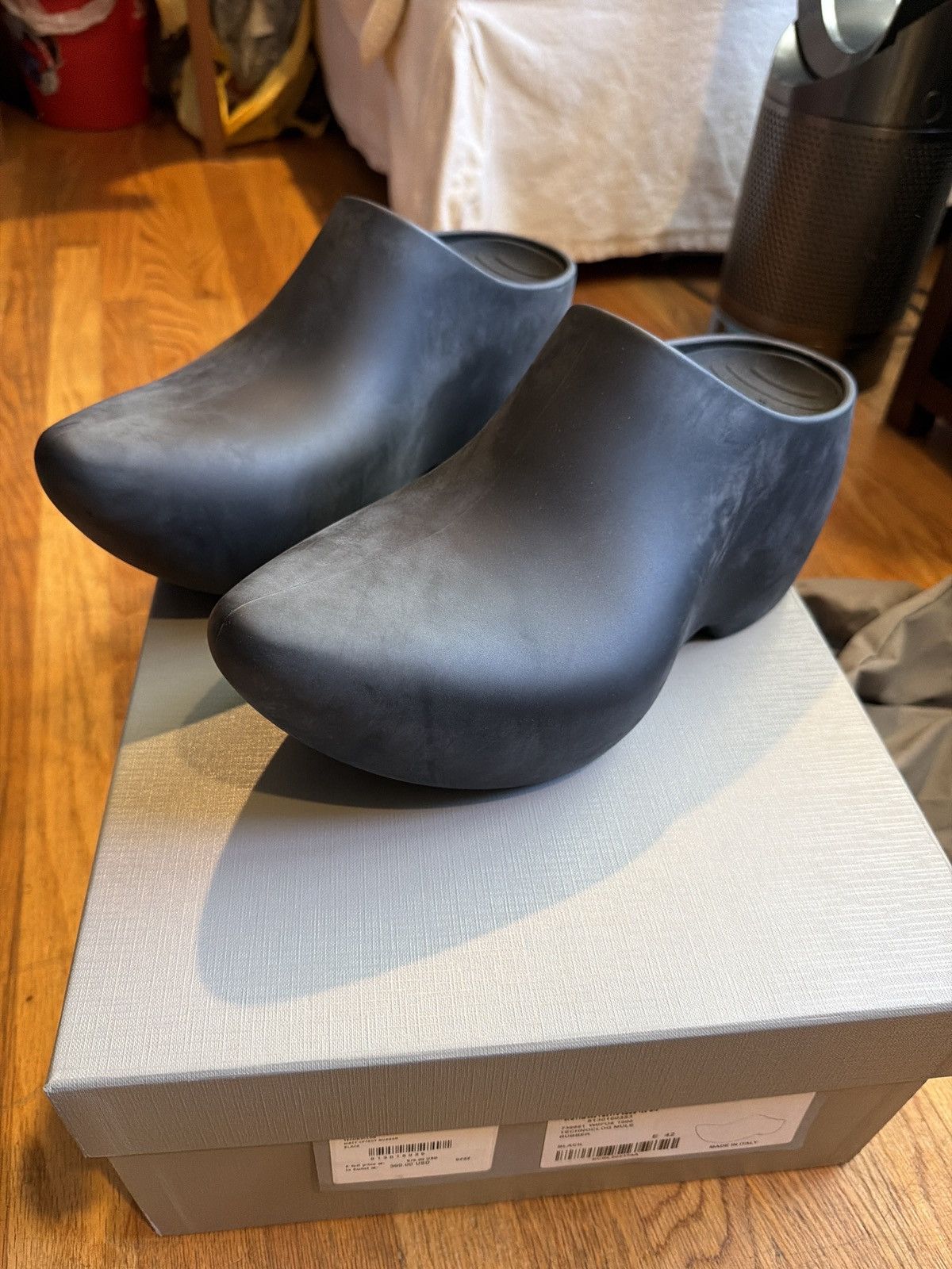 Balenciaga Balenciaga black techno clog technoclog 42 | Grailed