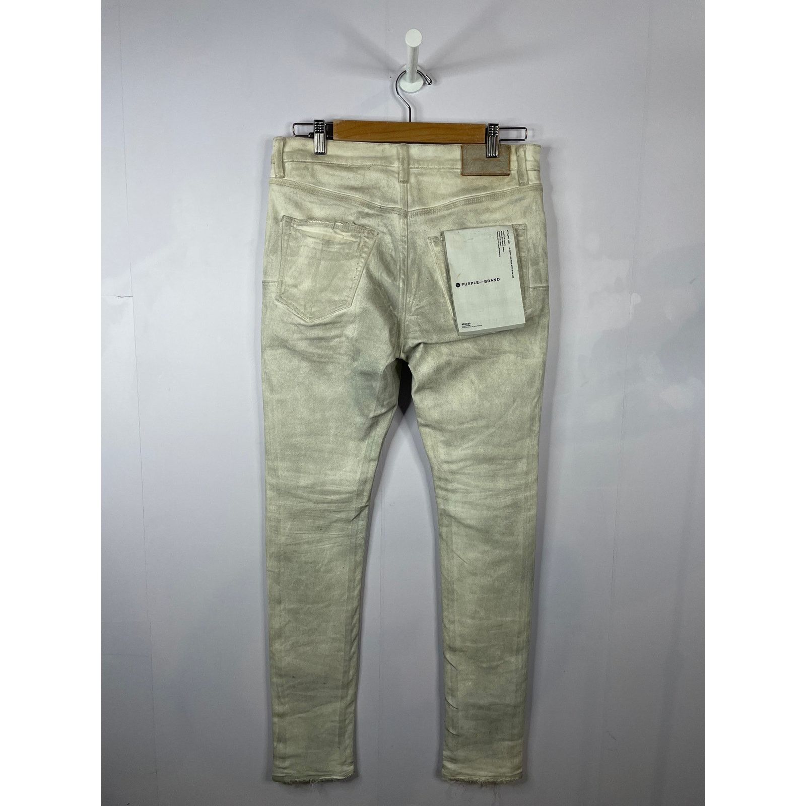 Purple Brand Purple Brand White & Grey Jeans Size US 30 / EU 46 - 2 Thumbnail