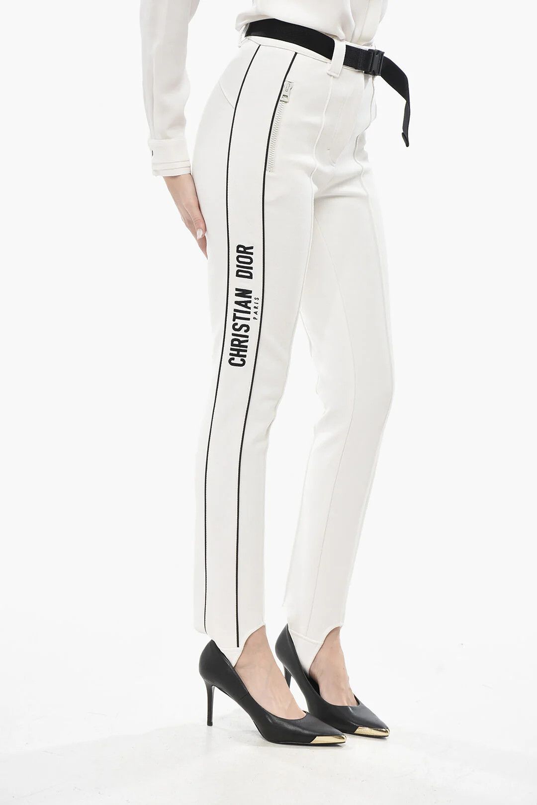 Dior o1mm0326 Ski Pant in White Size 27" / US 4 / IT 40 - 3 Thumbnail