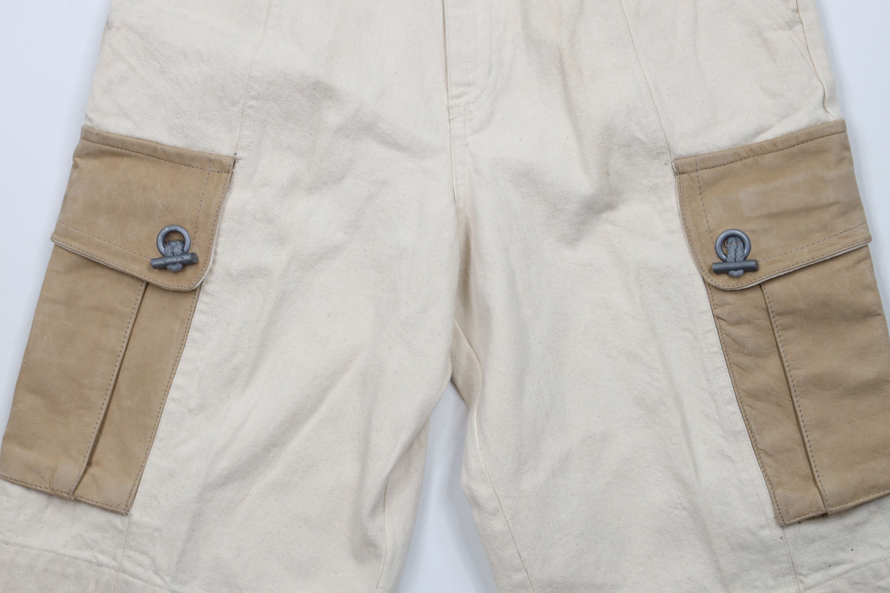 Vintage Deadstock Vintage 90s Streetwear Big Pocket Cargo Shorts Size US 29 - 3 Thumbnail