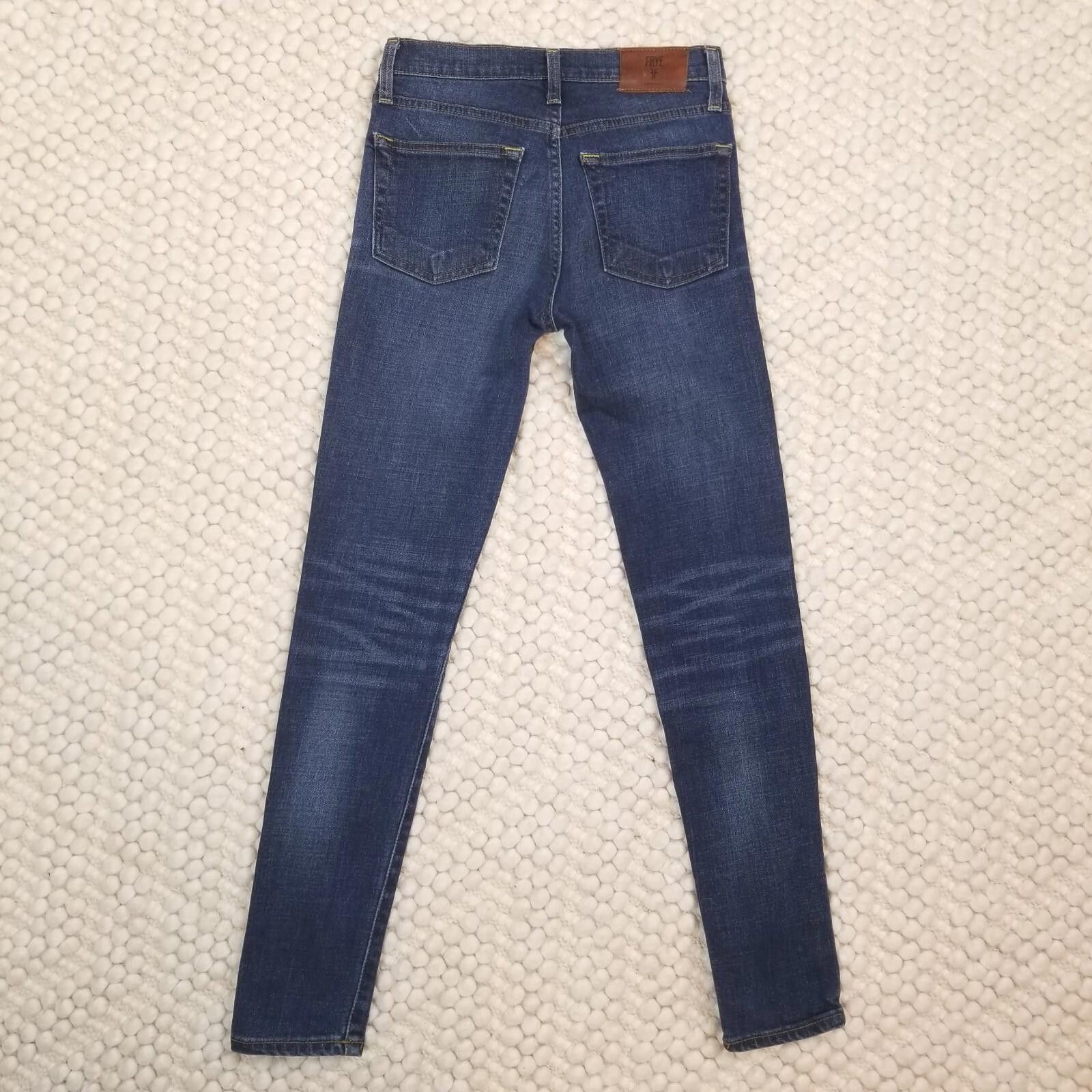 Frye Frye "Addie" Skinny Medium Blue Jeans Sz 26 Size 26" / US 2 / IT 38 - 4 Thumbnail