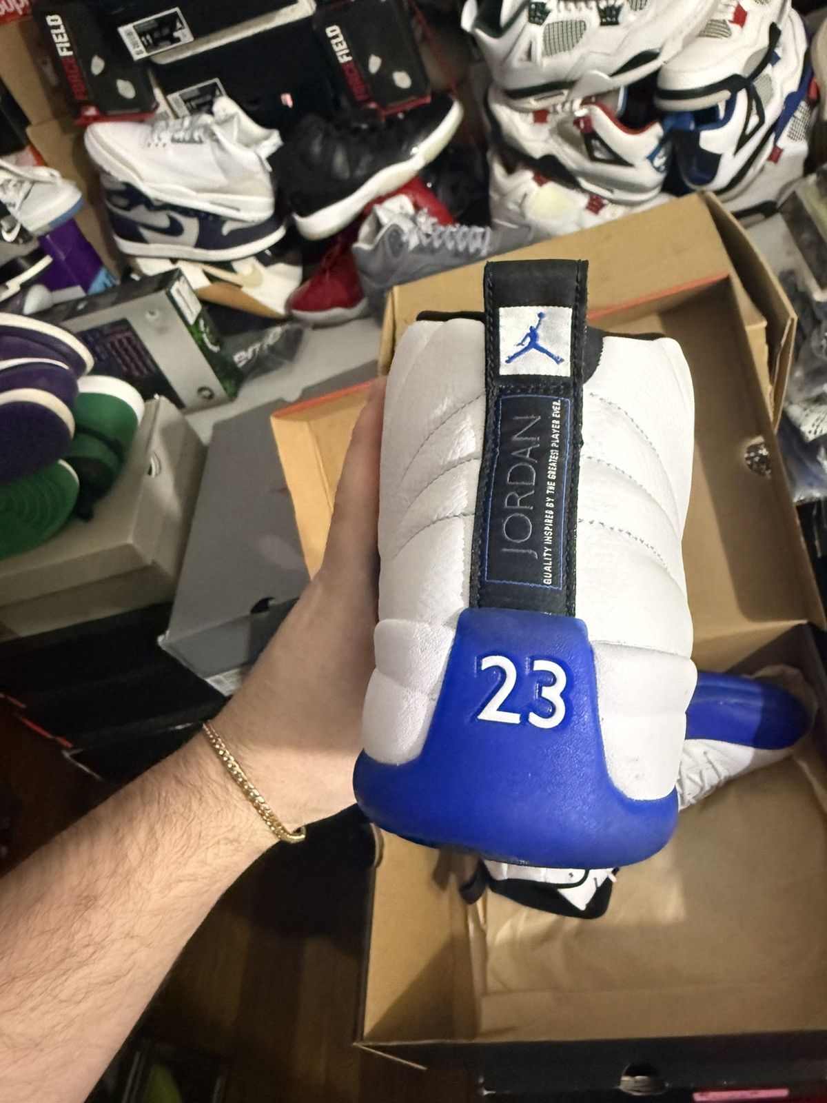 Jordan Brand Jordan retro 12 blueberry sz 11 Size US 11 / EU 44 - 4 Thumbnail