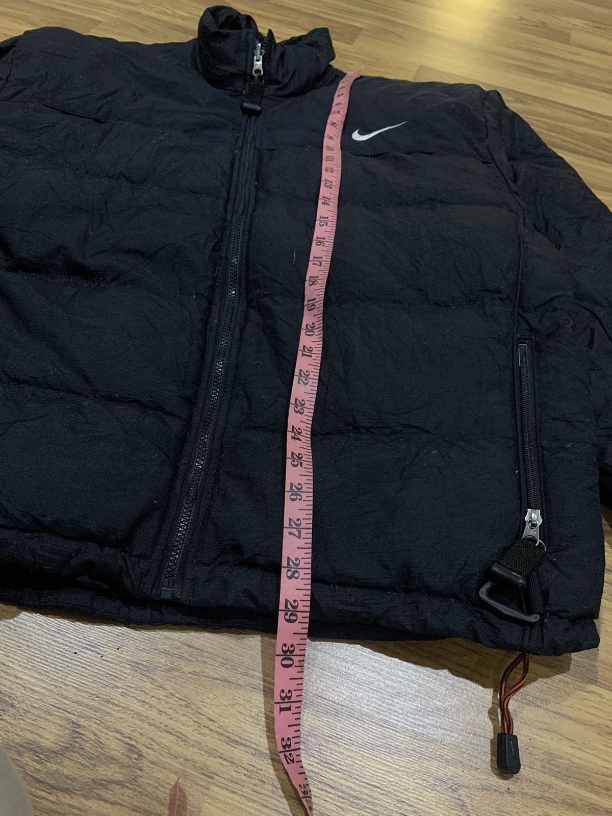 Vintage Nike ACG Black Down Puffer Jacket Double Swoosh Logo