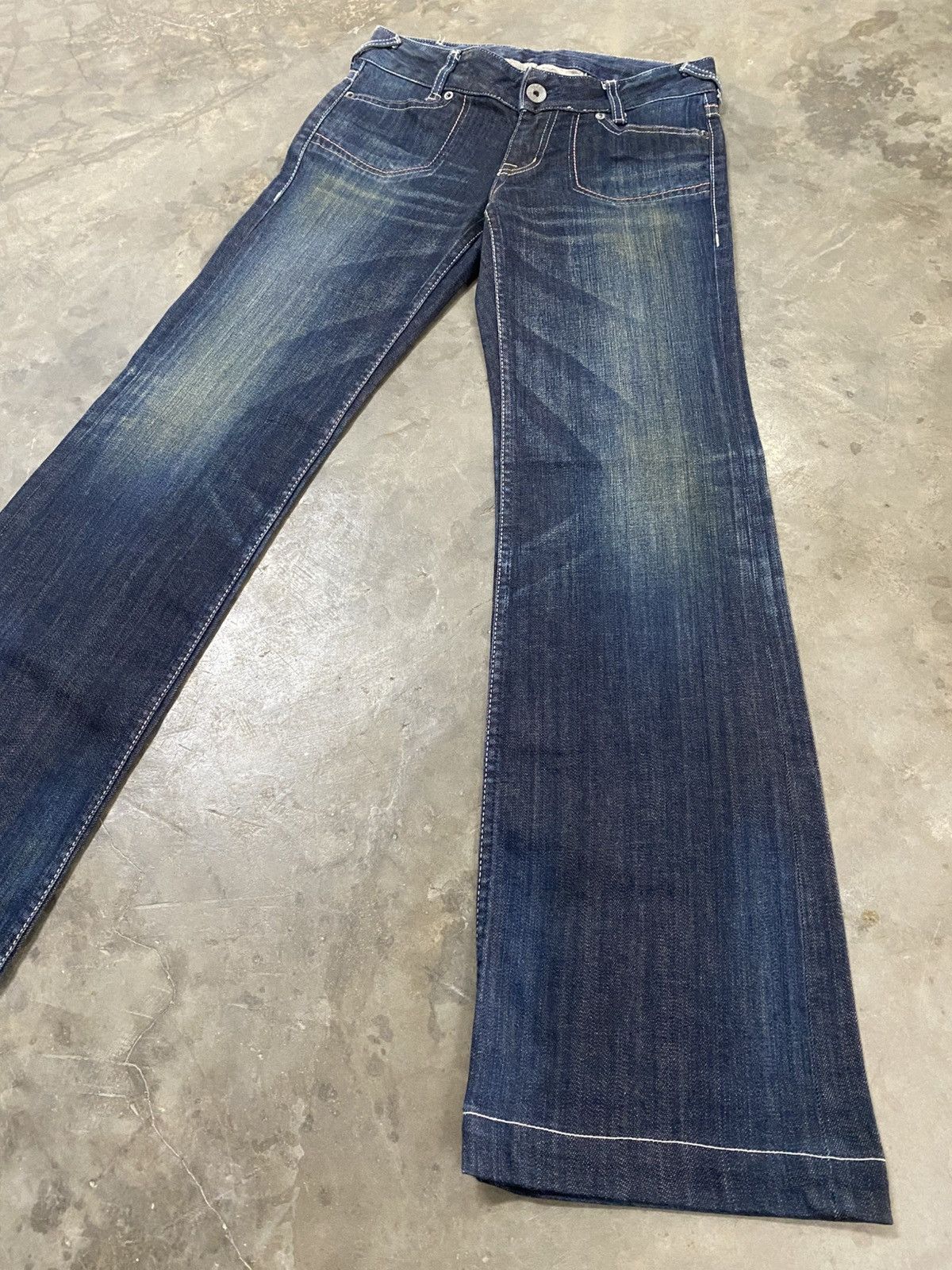 Hysteric Glamour × If Six Was Nine × Tornado Mart Flare Jeans Japan Queen's Low Wide Leg Jeans @269 Size US 28 / EU 44 - 7 Thumbnail