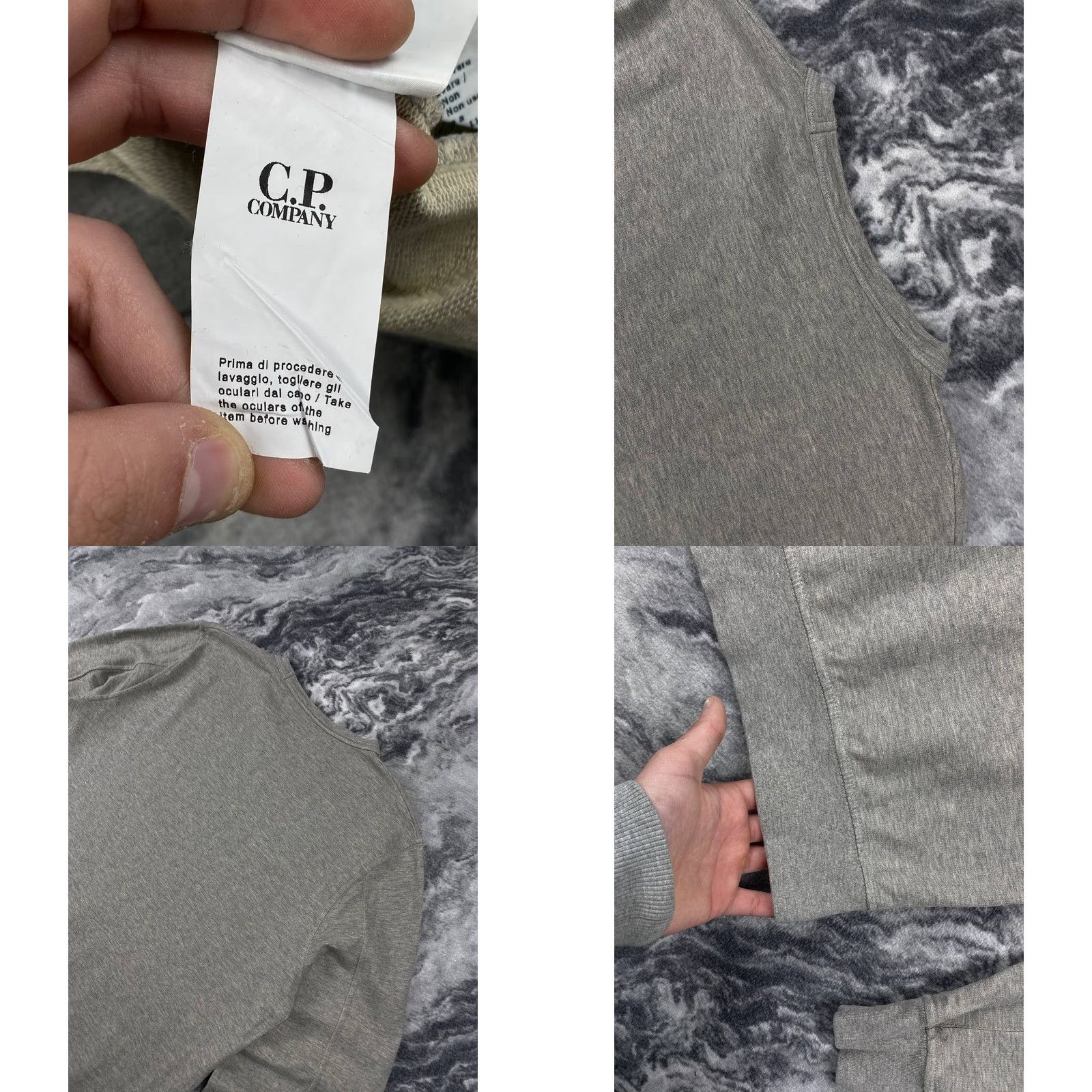 Vintage CP Company Sweatshirt Men L Gray Pullover Crew Neck Regular Size L Size US L / EU 52-54 / 3 - 9 Thumbnail