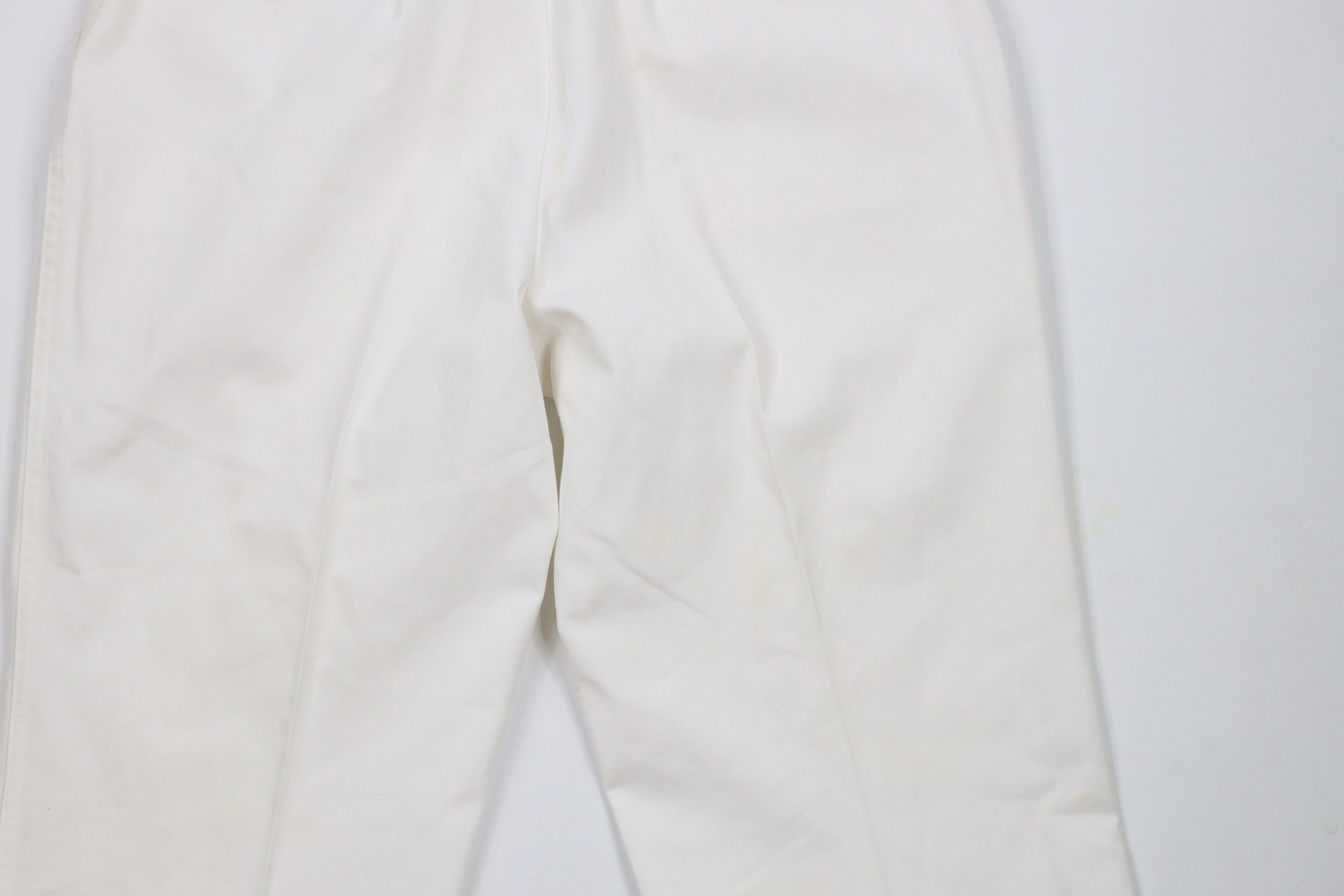 Vintage Vintage 90s Streetwear Wide Leg Chino Pants Trousers White Size US 38 / EU 54 - 11 Thumbnail