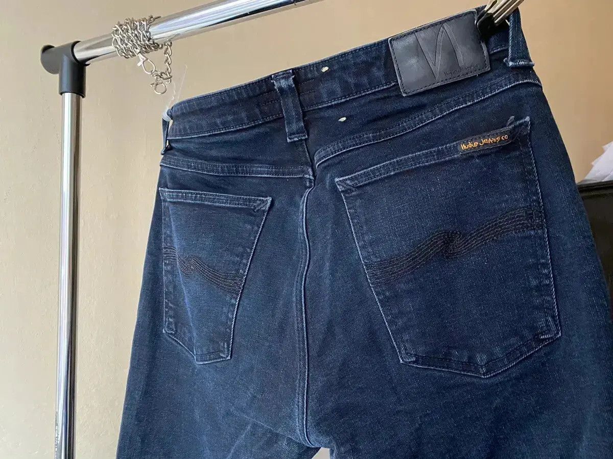 Nudie Jeans Nudie Jeans Skinny Lin Black Black jeans size W 32 L 32 Size US 32 / EU 48 - 3 Thumbnail