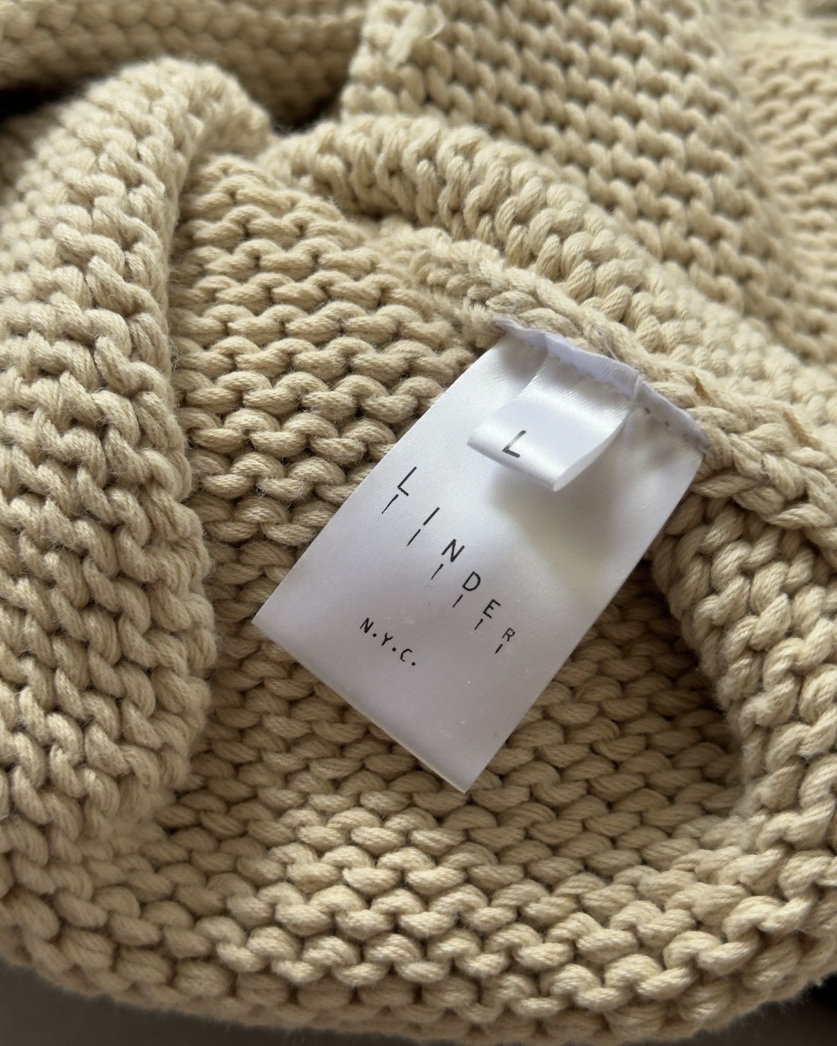 Linder Linder NYC Ivory Sweater Size US L / EU 52-54 / 3 - 8 Thumbnail