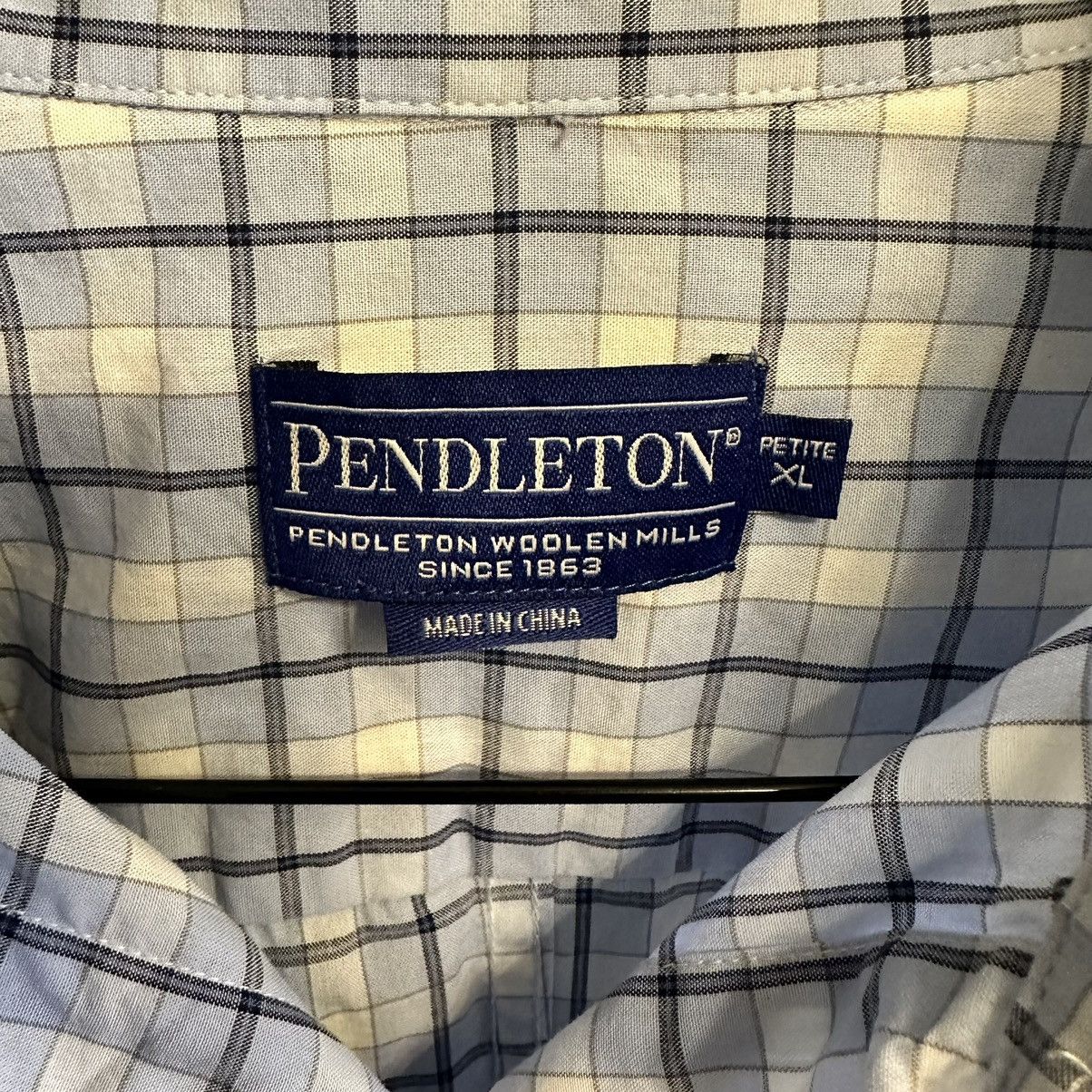 Pendleton Pendleton Women’s Light Blue Plaid Long Sleeve Button Up Size XL / US 12-14 / IT 48-50 - 3 Thumbnail