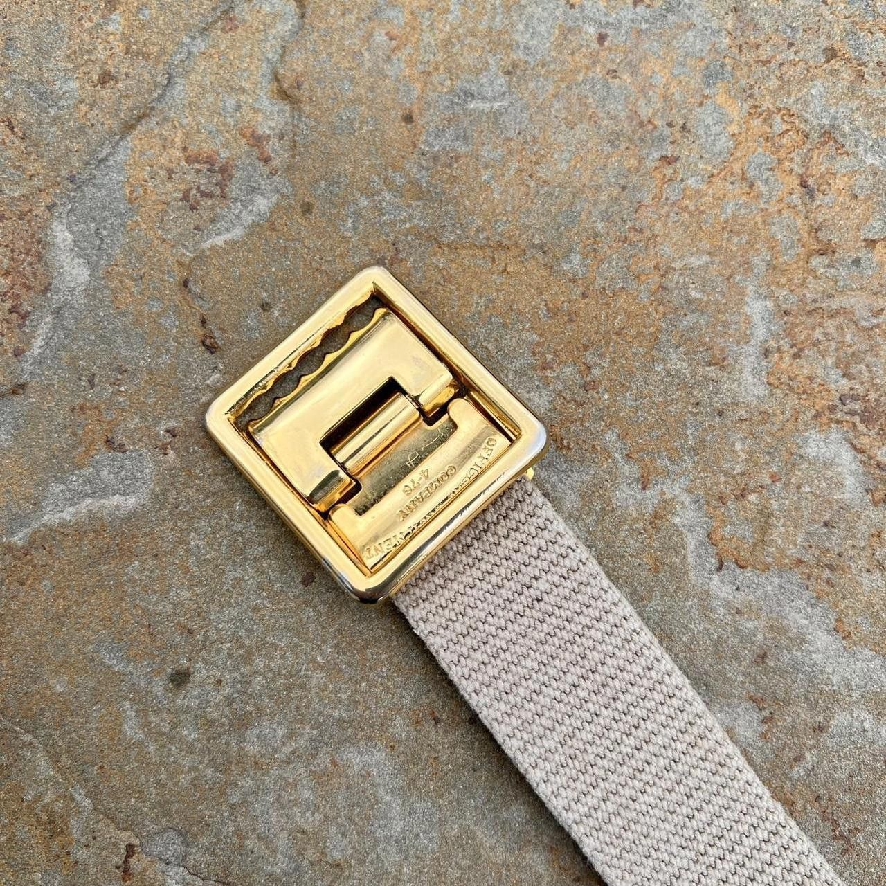 Other Gold Buckle Authentic Military Woven Belt Size ONE SIZE - 4 Thumbnail