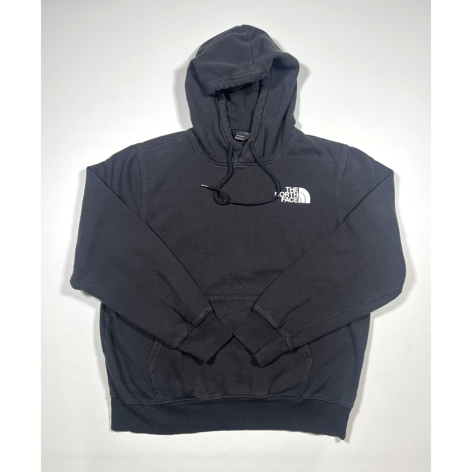 The North Face VINTAGE The North Face Hoodie Mens Large Black Pullover Sweatshirt Never Stop Exploring Size US L / EU 52-54 / 3 - 2 Thumbnail