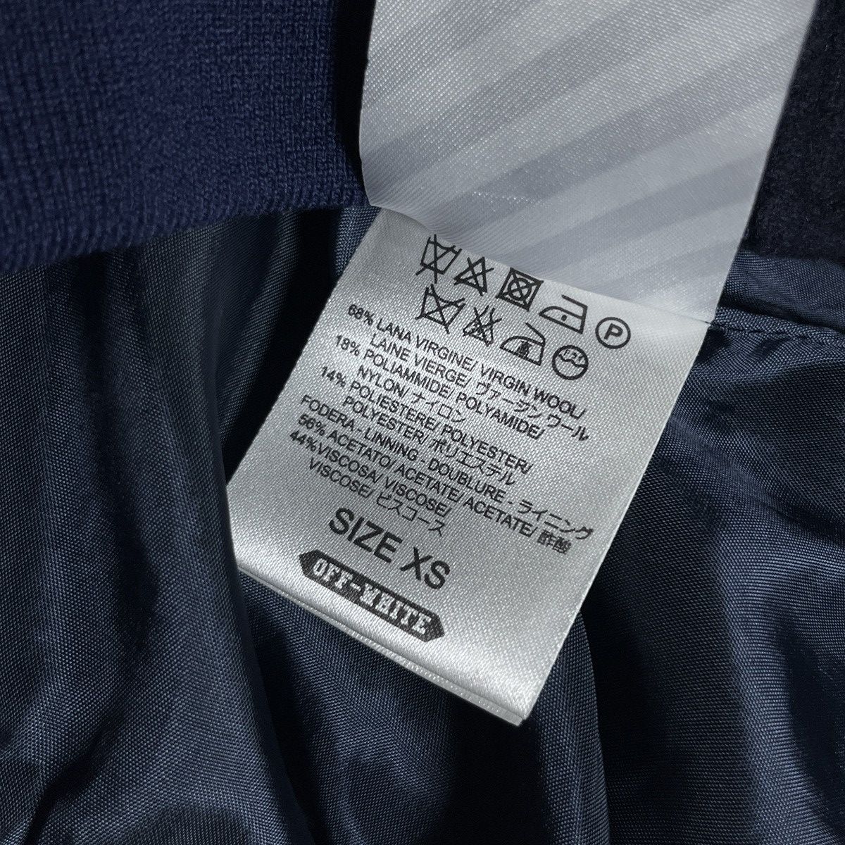 Off-White Off-White VIRGIL ABLOH 2015 Fall/Winter Letterman Jacket Size US XS / EU 42 / 0 - 11 Thumbnail