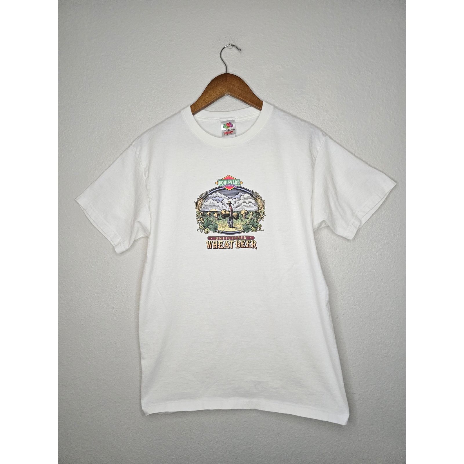 Other VTG Boulevard Brewing Unfiltered Wheat Beer Alcohol M Shirt Size US M / EU 48-50 / 2 - 1 Thumbnail