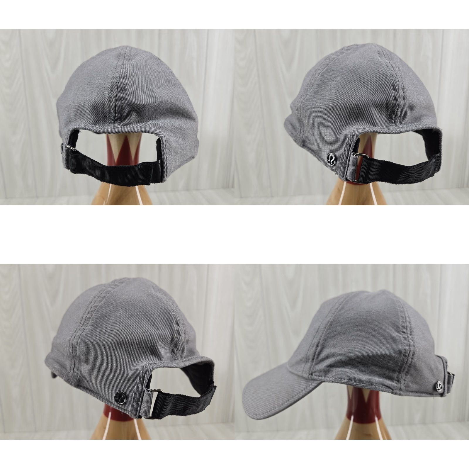 Lululemon Lululemon Hat Cap Strap Back Gray Run Gym Lightweight Size ONE SIZE - 8 Thumbnail