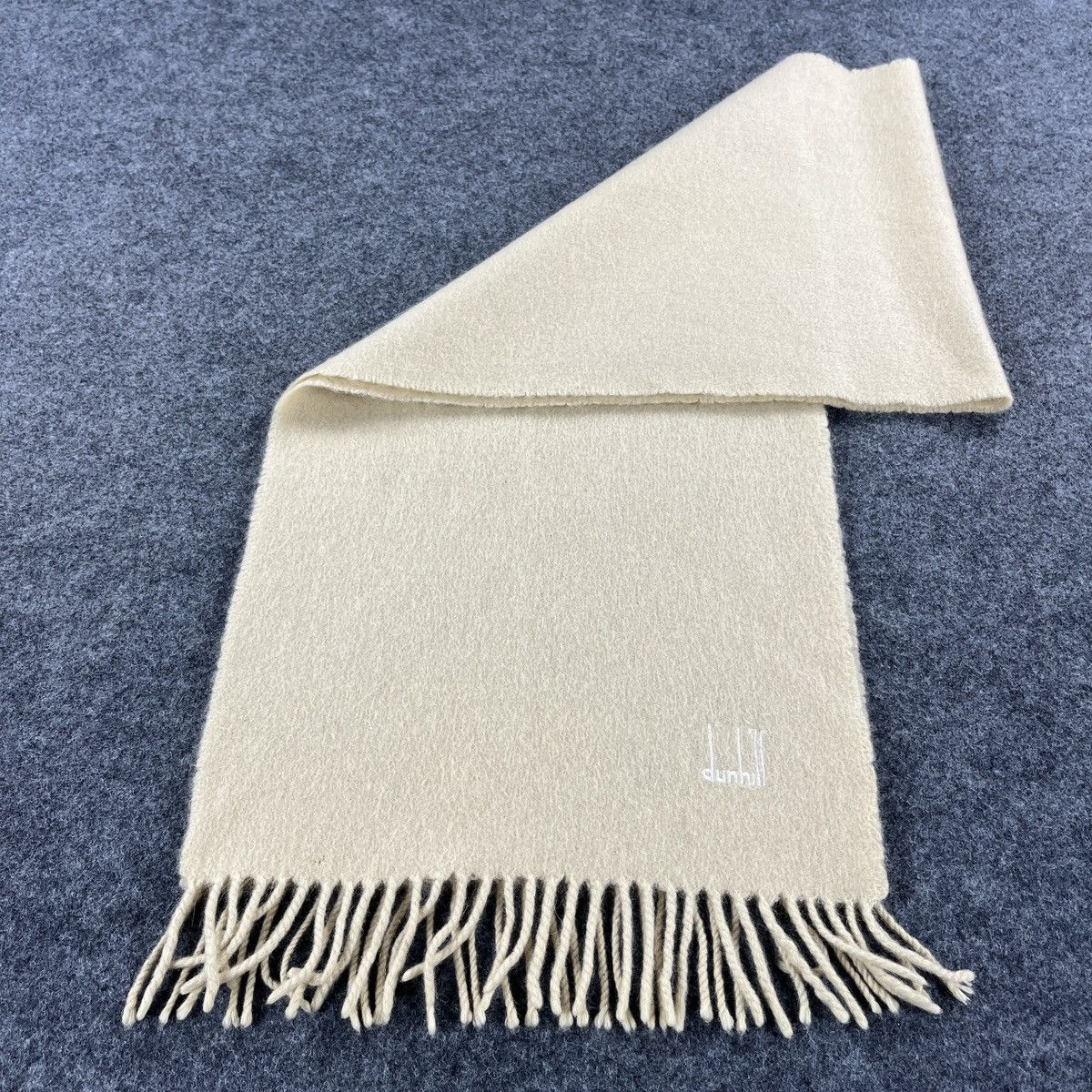 Other × Vintage Dunhill Cashmere Scarf / Muffler / Neckwear T1379 Size ONE SIZE - 3 Thumbnail