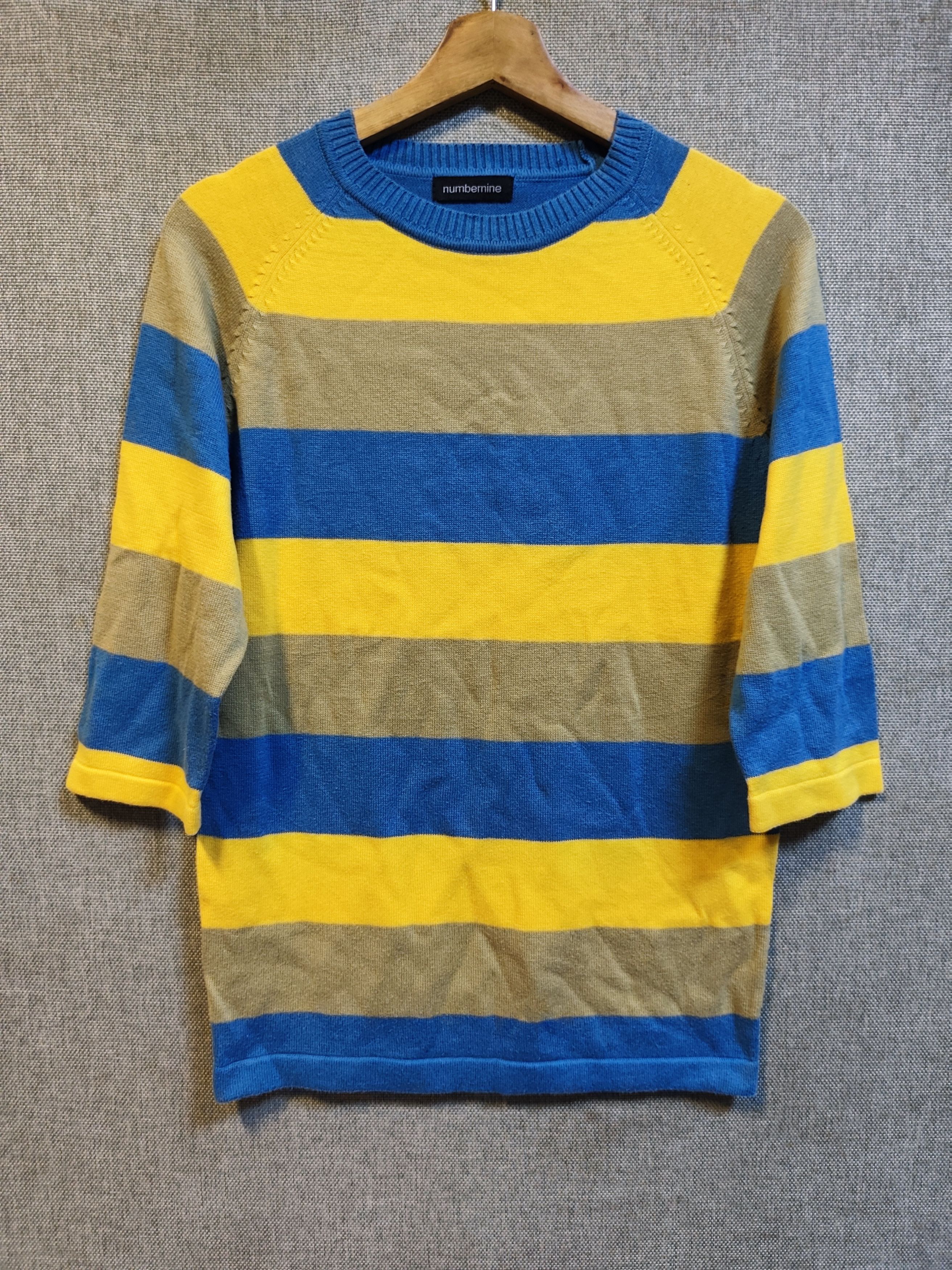 Number (N)ine Number Nine striped knit shirt Size US S / EU 44-46 / 1 - 1 Thumbnail