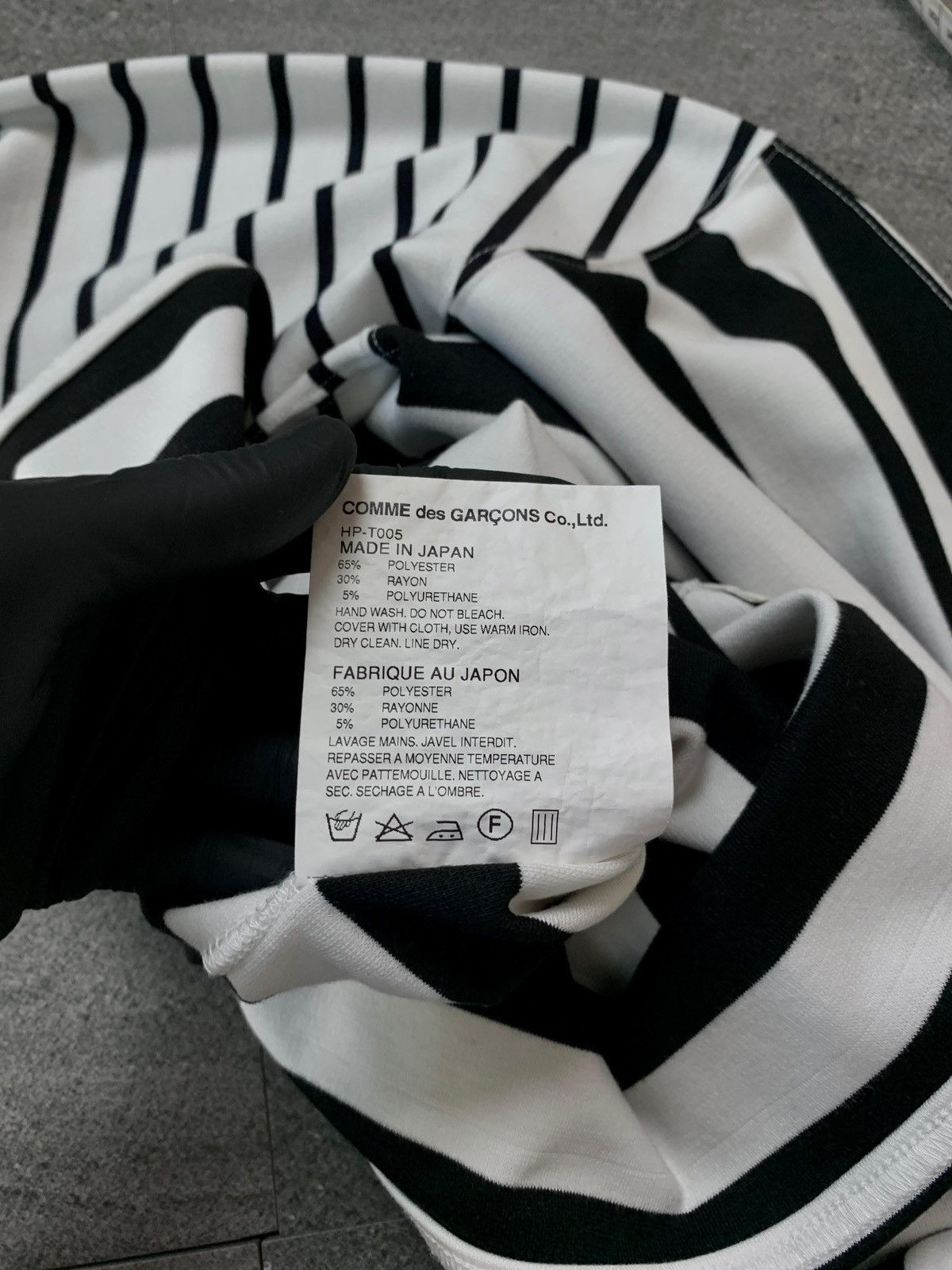Comme des Garcons Homme Multi Striped Long Sleeve tee - Medium Size US M / EU 48-50 / 2 - 6 Thumbnail